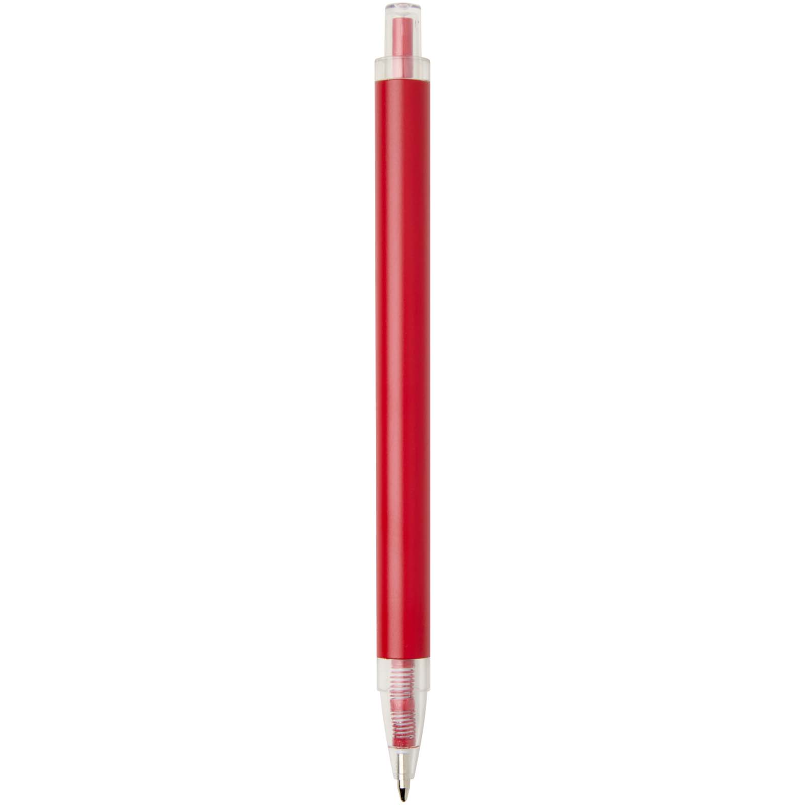 Penna a sfera in alluminio riciclato Spectrum (inchiostro blu)