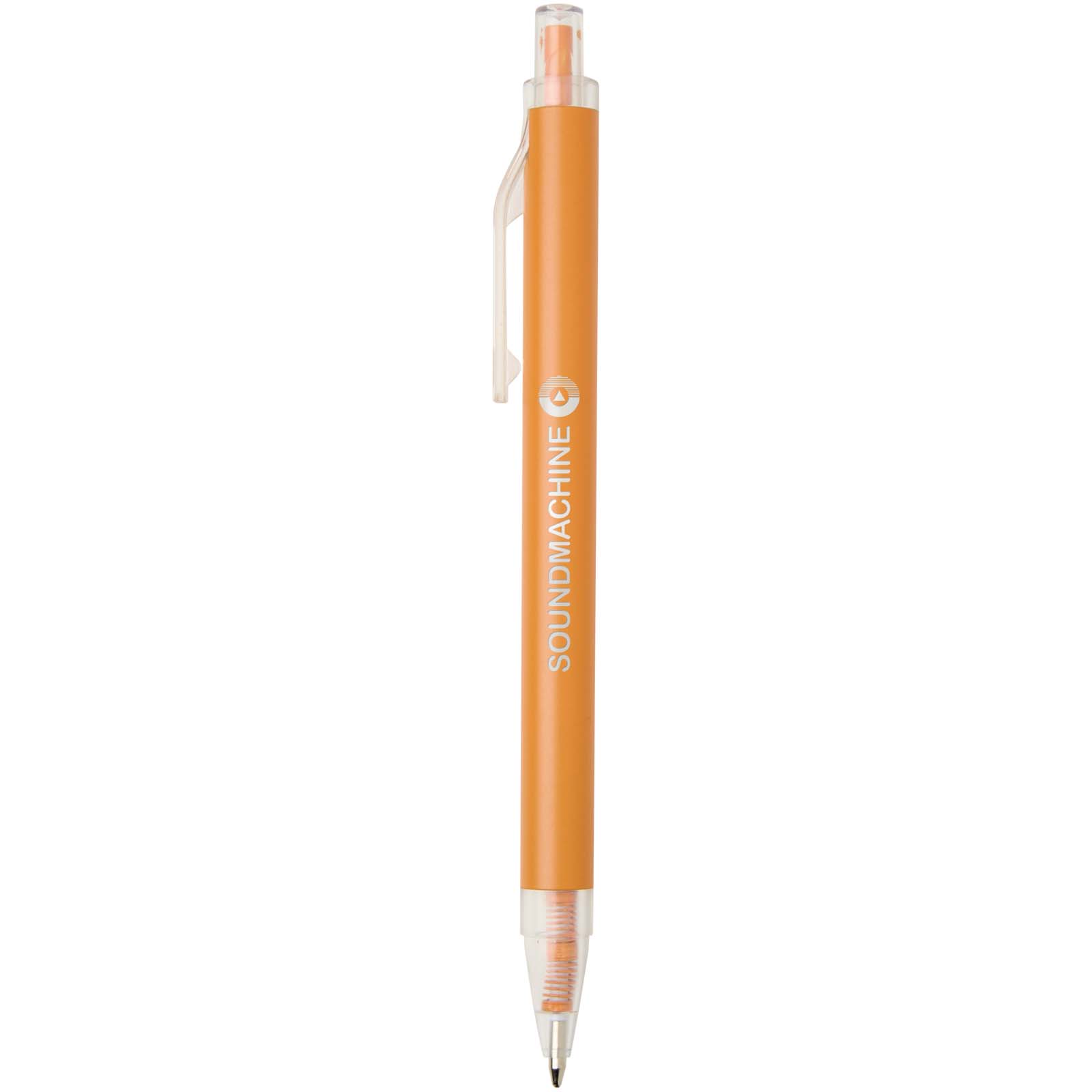 Penna a sfera in alluminio riciclato Spectrum (inchiostro blu)