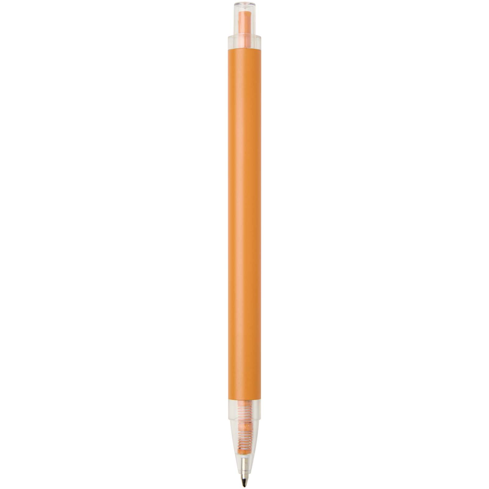 Penna a sfera in alluminio riciclato Spectrum (inchiostro blu)