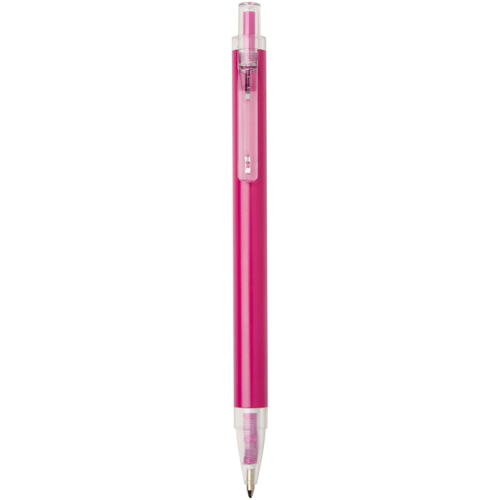Penna a sfera in alluminio riciclato Spectrum (inchiostro blu)