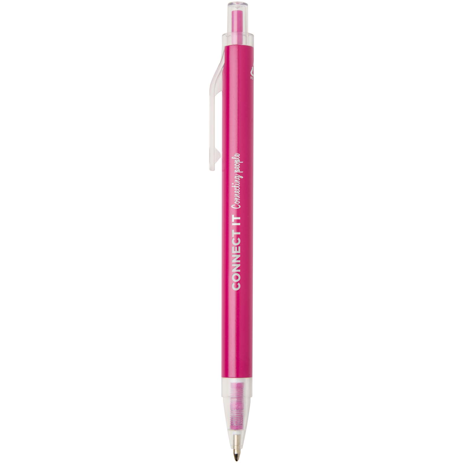 Penna a sfera in alluminio riciclato Spectrum (inchiostro blu)