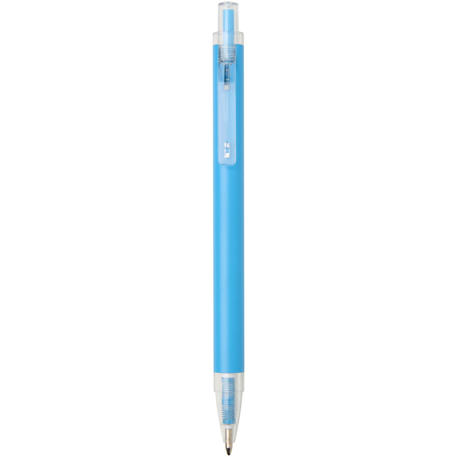Penna a sfera in alluminio riciclato Spectrum (inchiostro blu)
