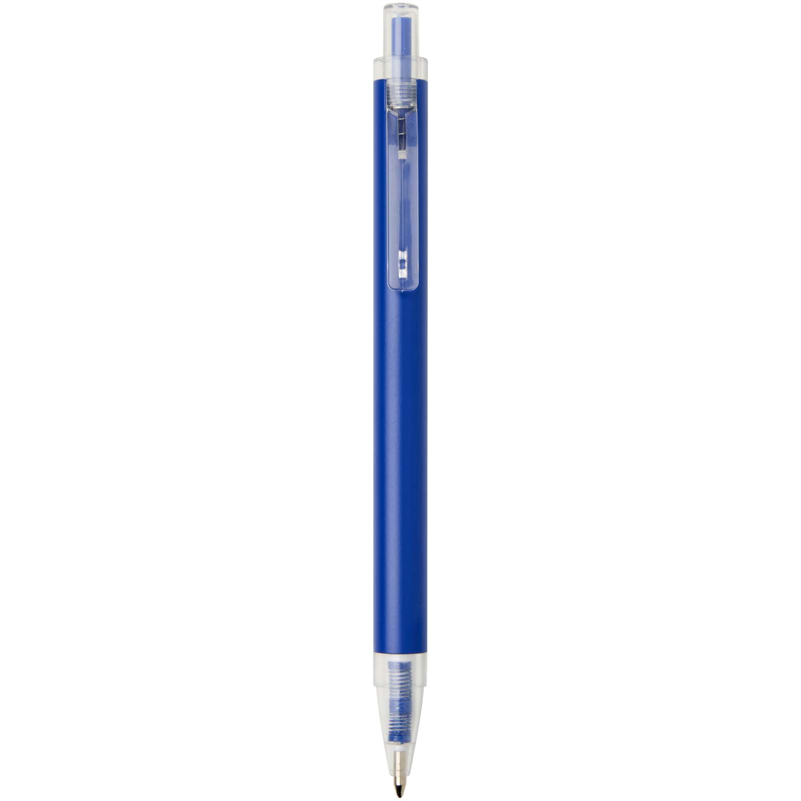 Penna a sfera in alluminio riciclato Spectrum (inchiostro blu)