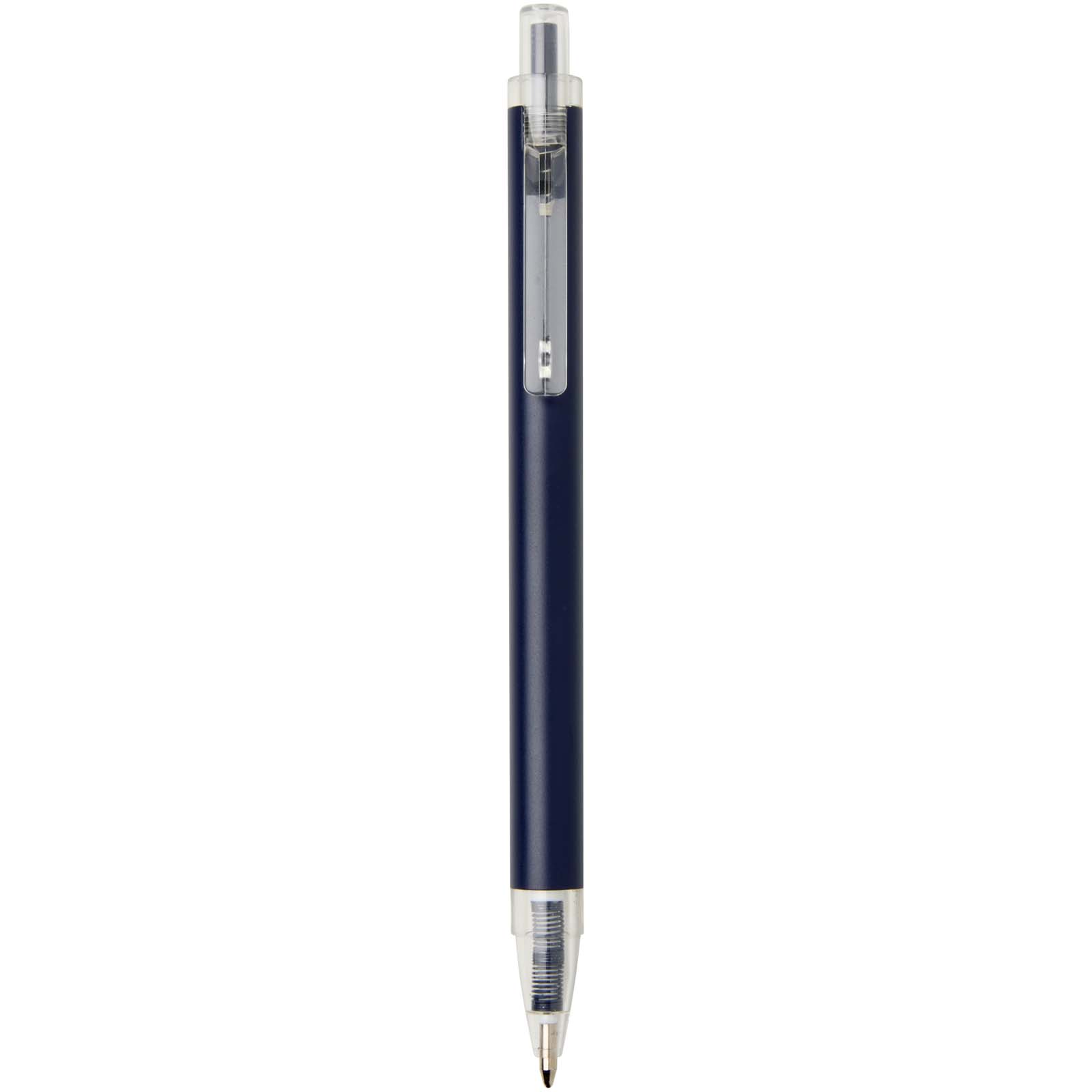 Penna a sfera in alluminio riciclato Spectrum (inchiostro blu)