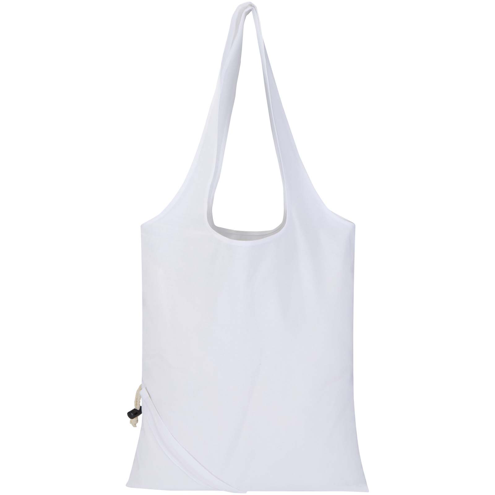 Borsa tote pieghevole in misto cotone riciclato certificato GRS da 140 g/m² Madras Blend- 7L