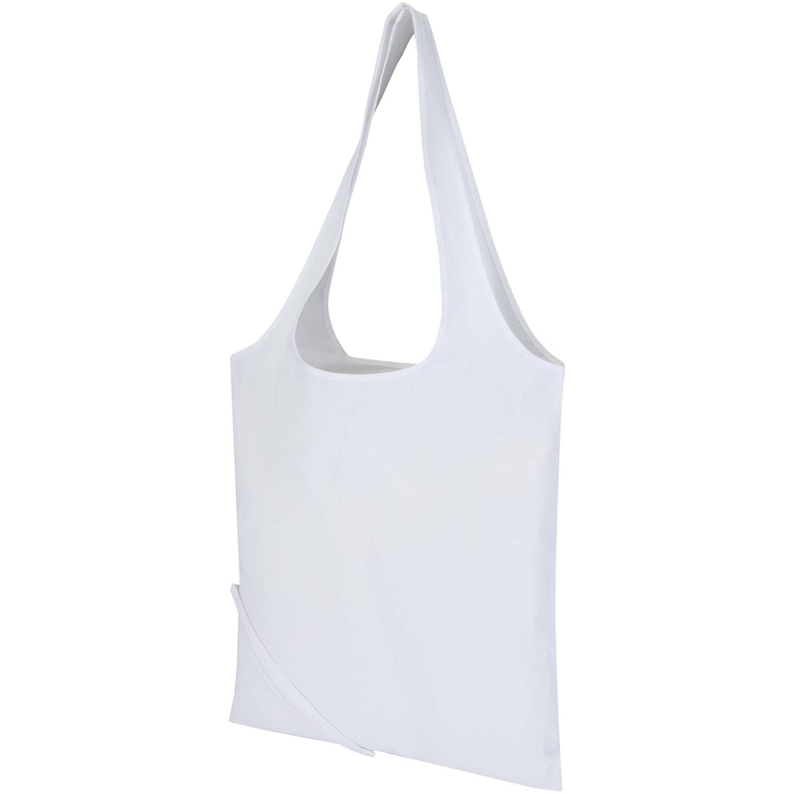 Borsa tote pieghevole in misto cotone riciclato certificato GRS da 140 g/m² Madras Blend- 7L