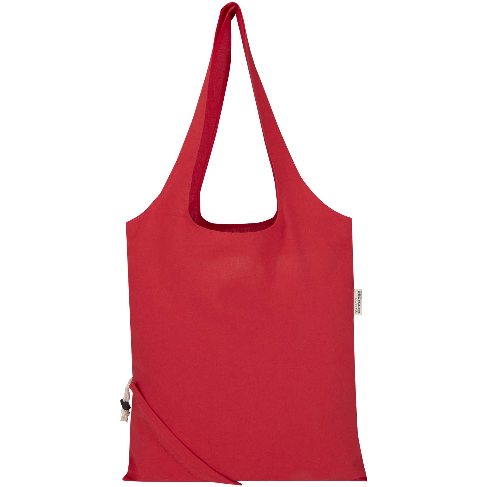 Borsa tote pieghevole in misto cotone riciclato certificato GRS da 140 g/m² Madras Blend- 7L