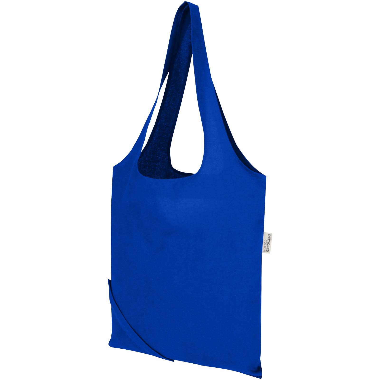 Borsa tote pieghevole in misto cotone riciclato certificato GRS da 140 g/m² Madras Blend- 7L
