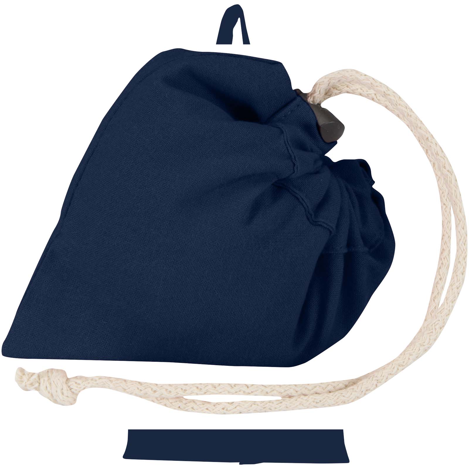 Borsa tote pieghevole in misto cotone riciclato certificato GRS da 140 g/m² Madras Blend- 7L