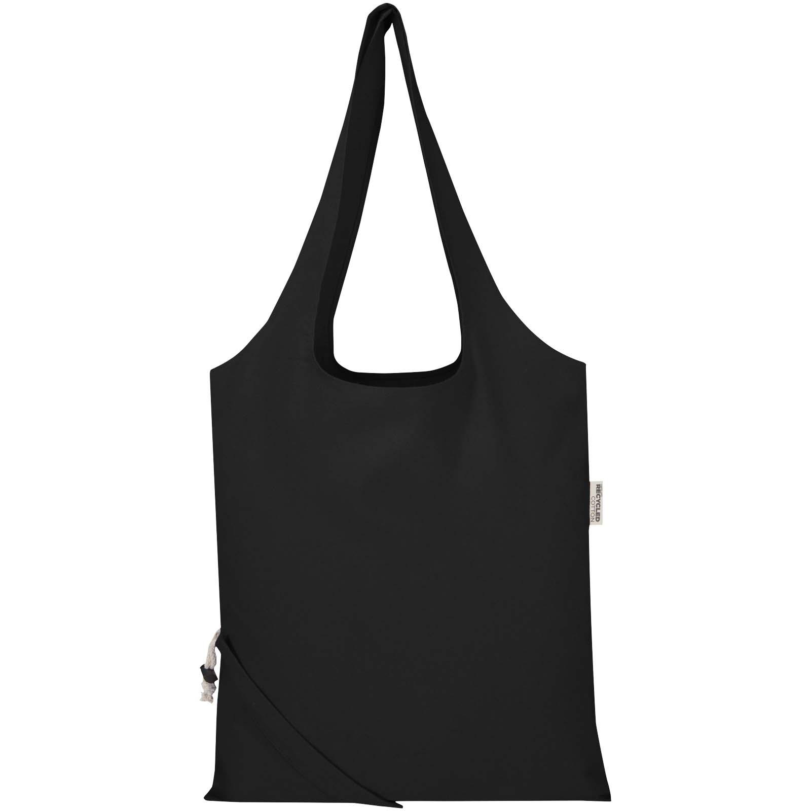 Borsa tote pieghevole in misto cotone riciclato certificato GRS da 140 g/m² Madras Blend- 7L