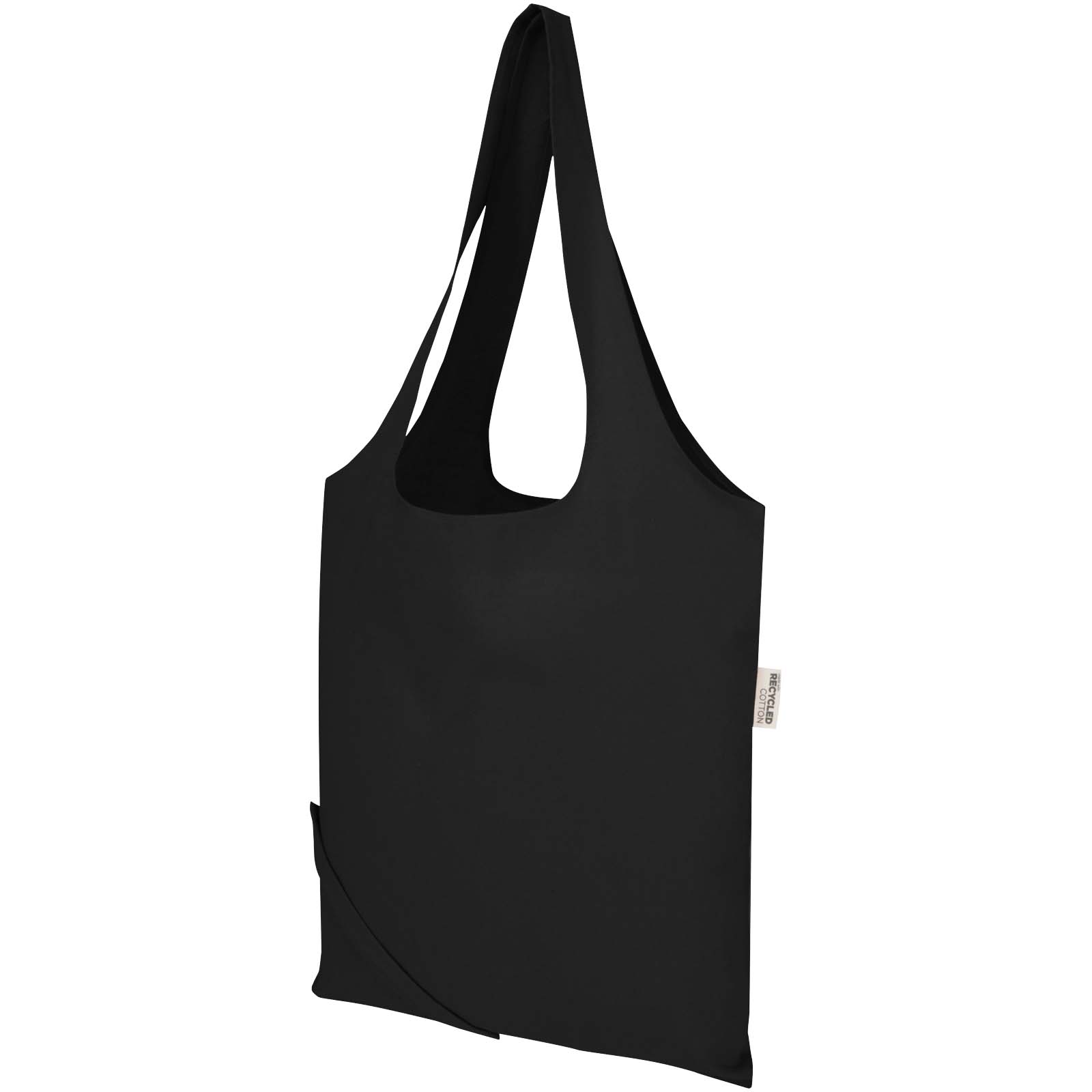 Borsa tote pieghevole in misto cotone riciclato certificato GRS da 140 g/m² Madras Blend- 7L