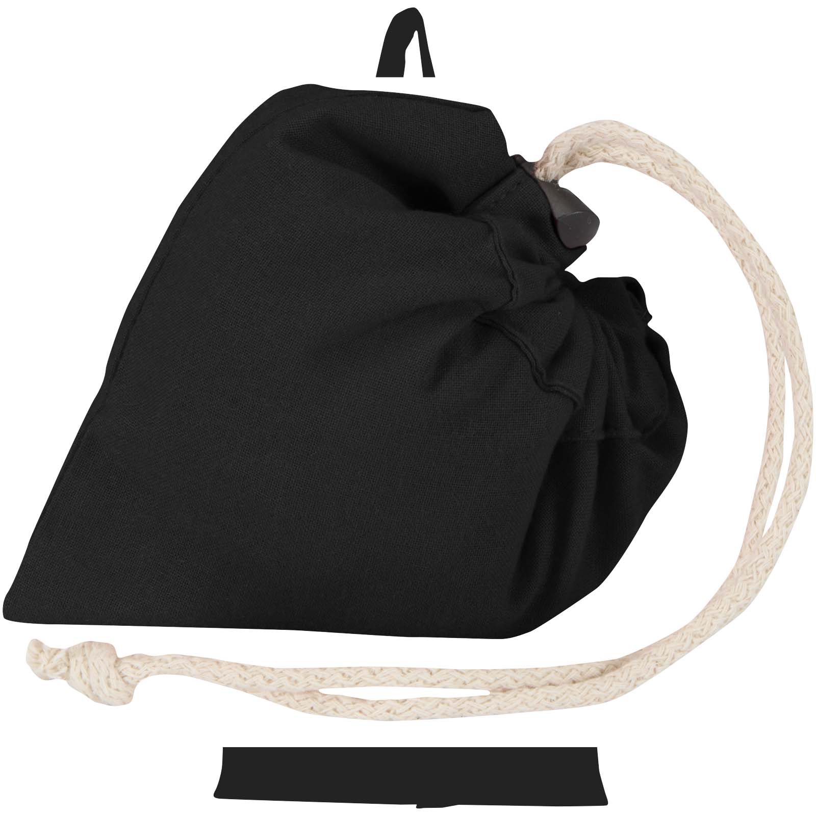 Borsa tote pieghevole in misto cotone riciclato certificato GRS da 140 g/m² Madras Blend- 7L