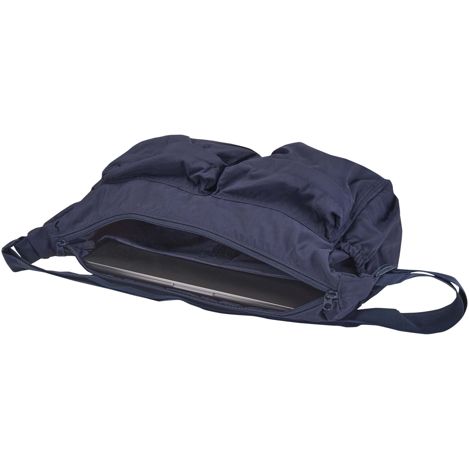 Borsa a tracolla per laptop da 13" in nylon riciclato GRS Calli