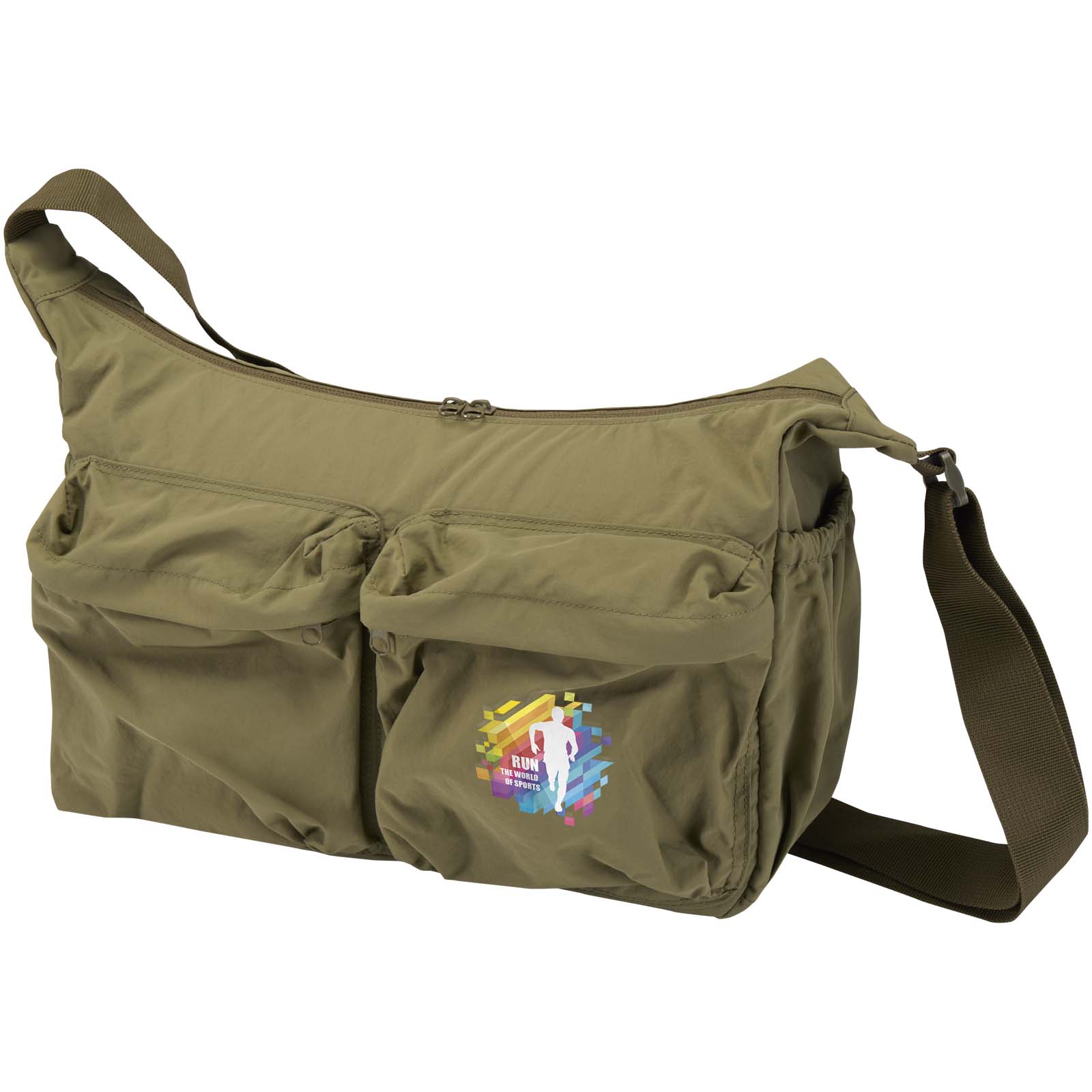 Borsa a tracolla per laptop da 13" in nylon riciclato GRS Calli