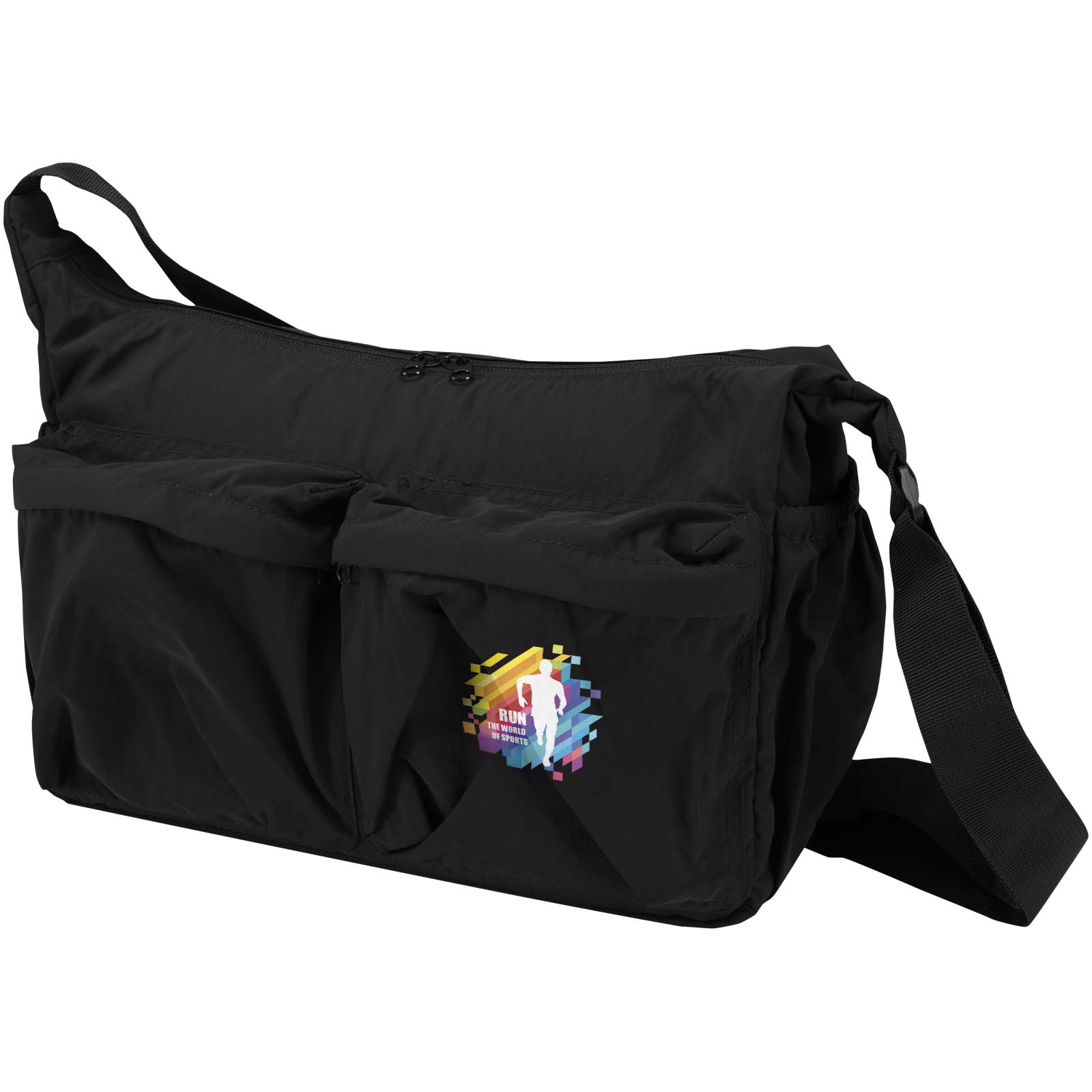 Borsa a tracolla per laptop da 13" in nylon riciclato GRS Calli