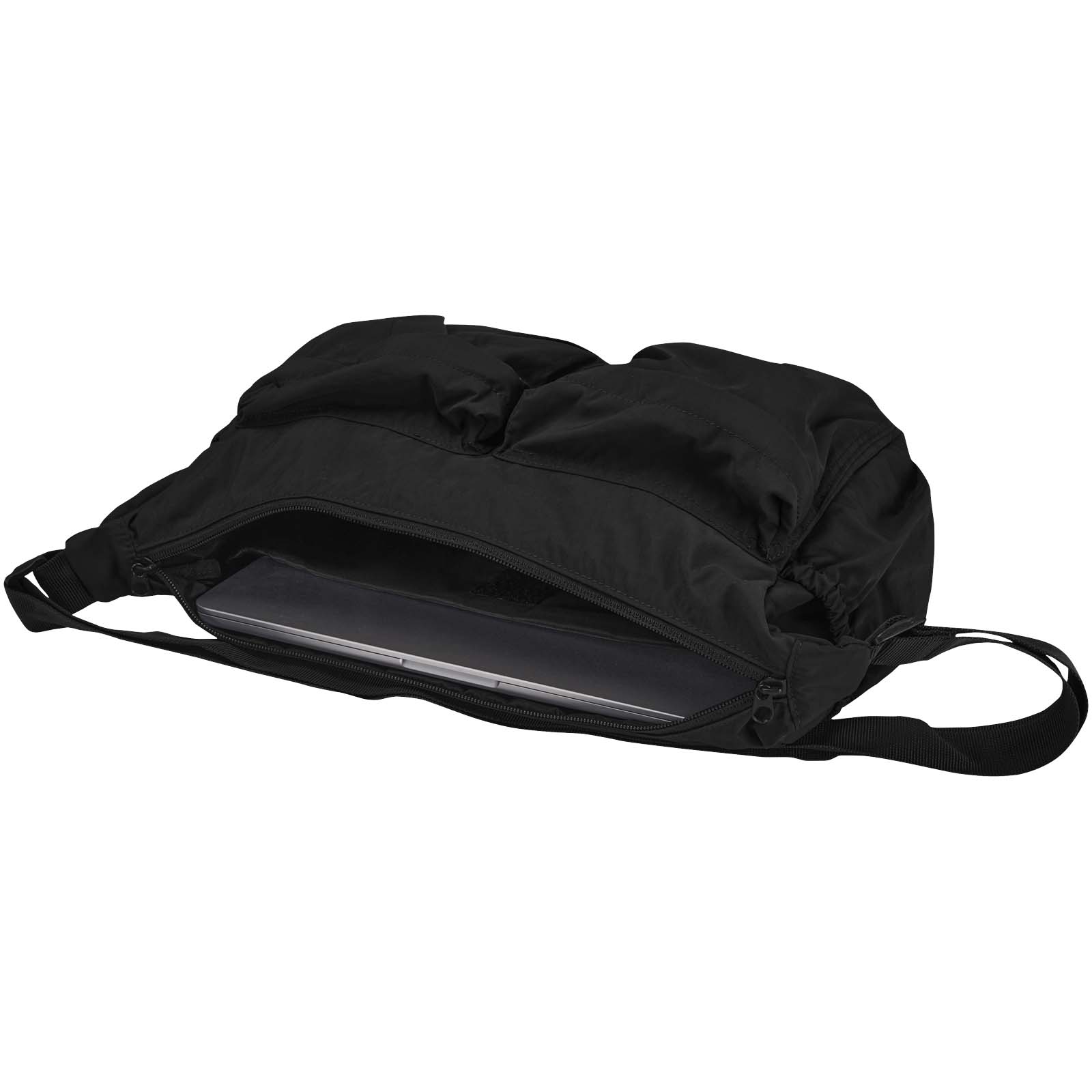 Borsa a tracolla per laptop da 13" in nylon riciclato GRS Calli