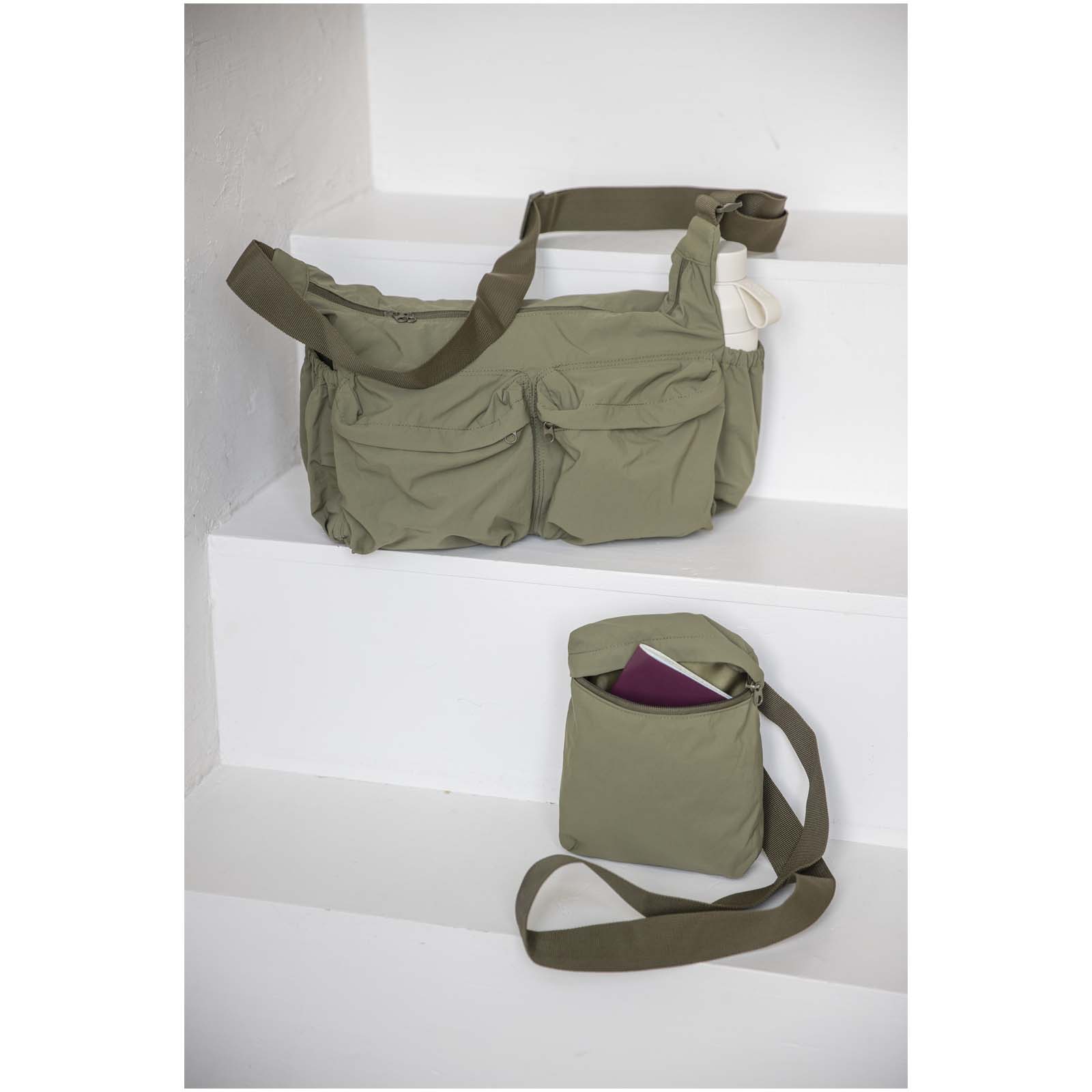 Borsa a tracolla Arca in nylon riciclato GRS Arca