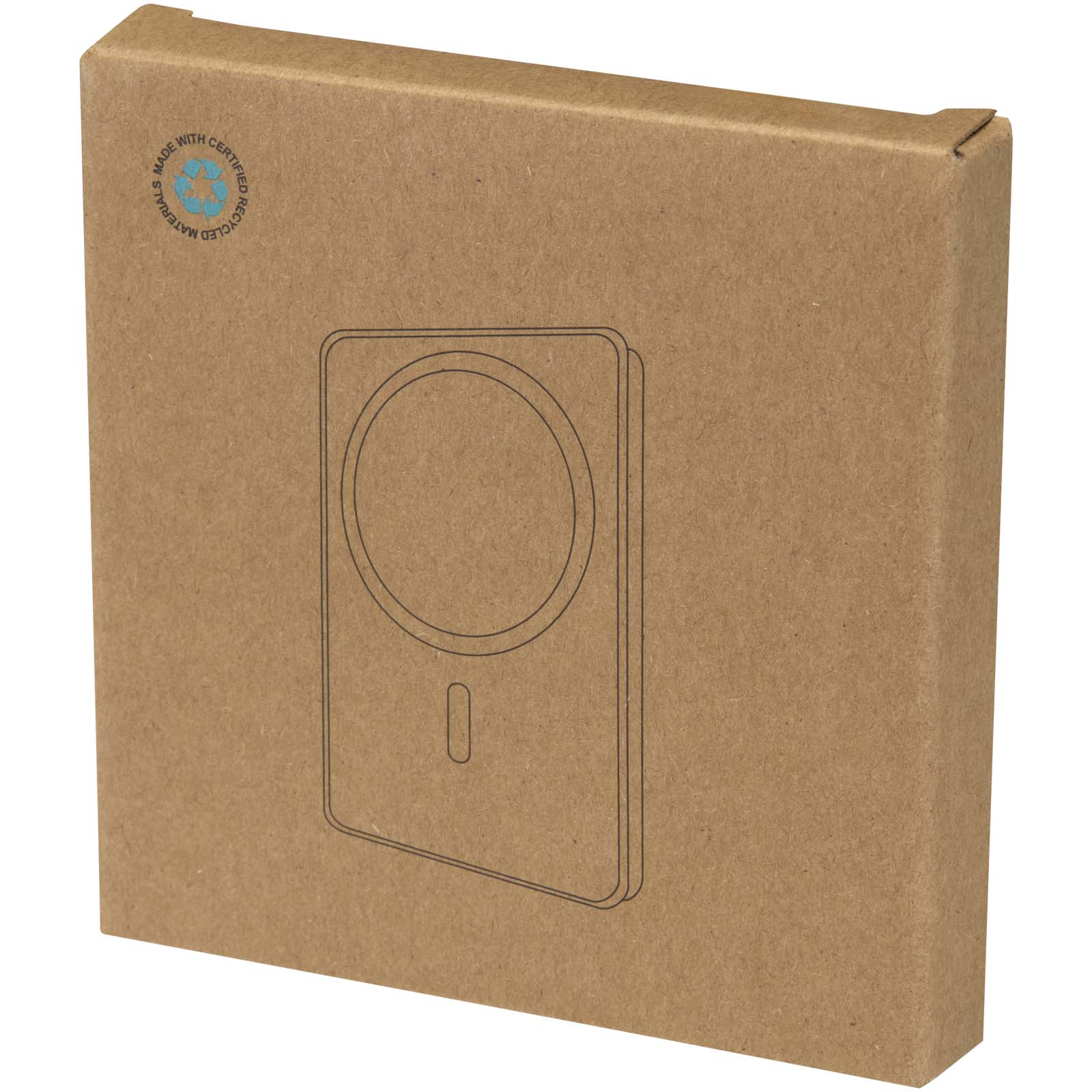 Power bank magnetico da 5000 mAh in alluminio riciclato RCS Avis 