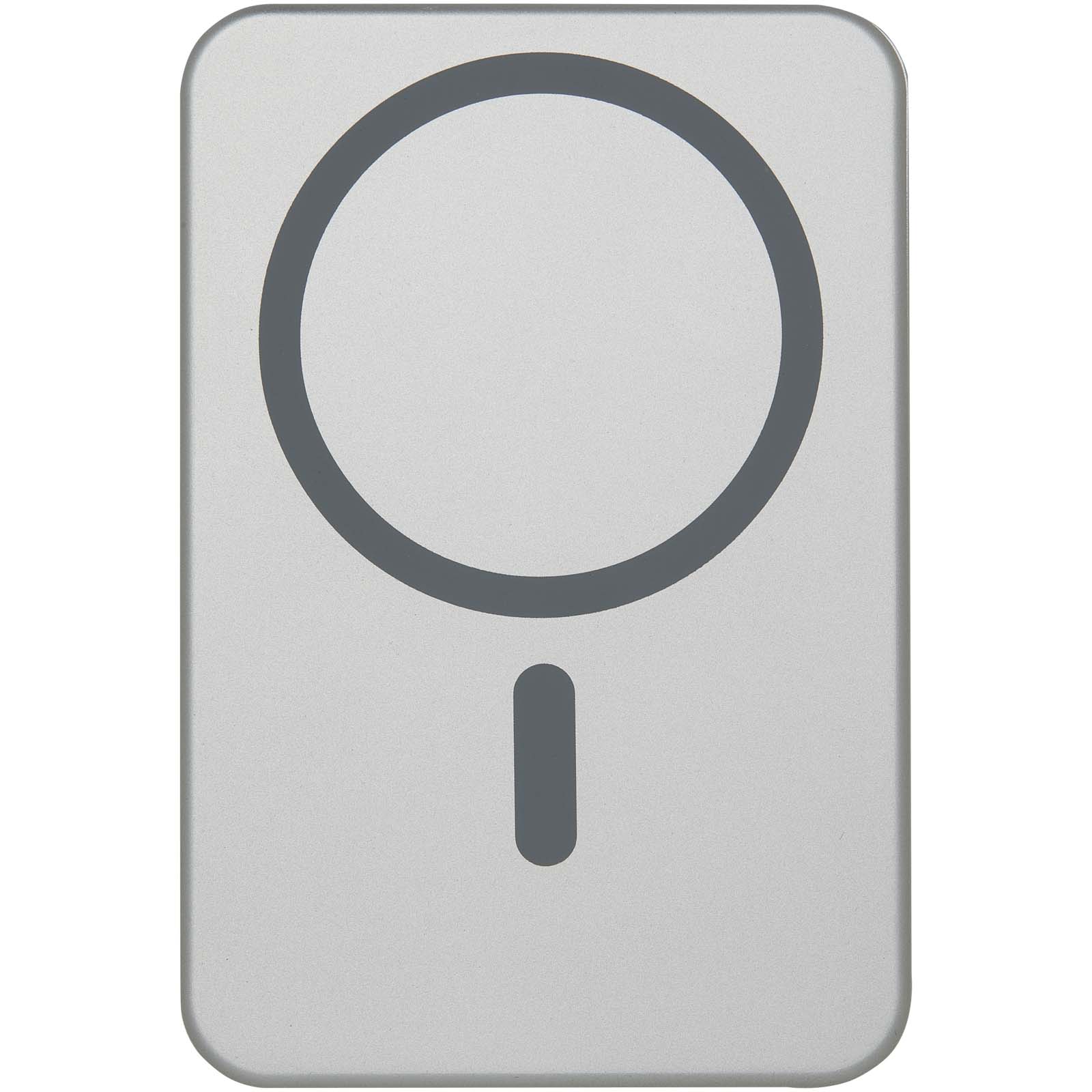 Power bank magnetico da 5000 mAh in alluminio riciclato RCS Avis 