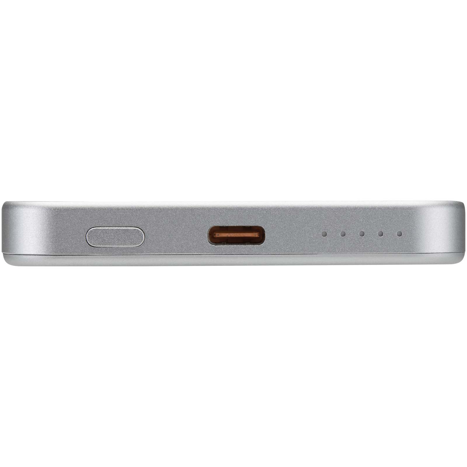 Power bank magnetico da 5000 mAh in alluminio riciclato RCS Avis 