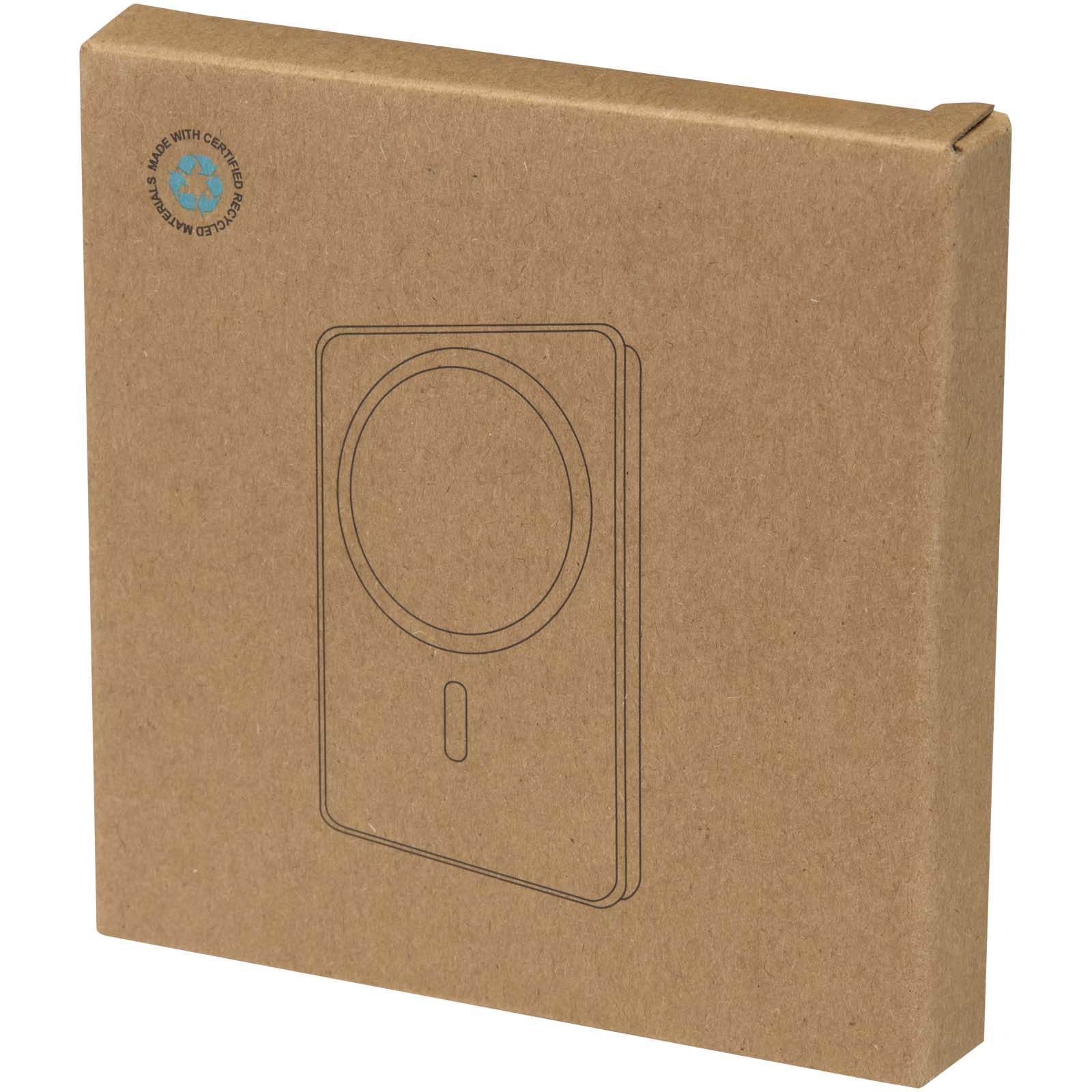Power bank magnetico da 5000 mAh in alluminio riciclato RCS Avis 
