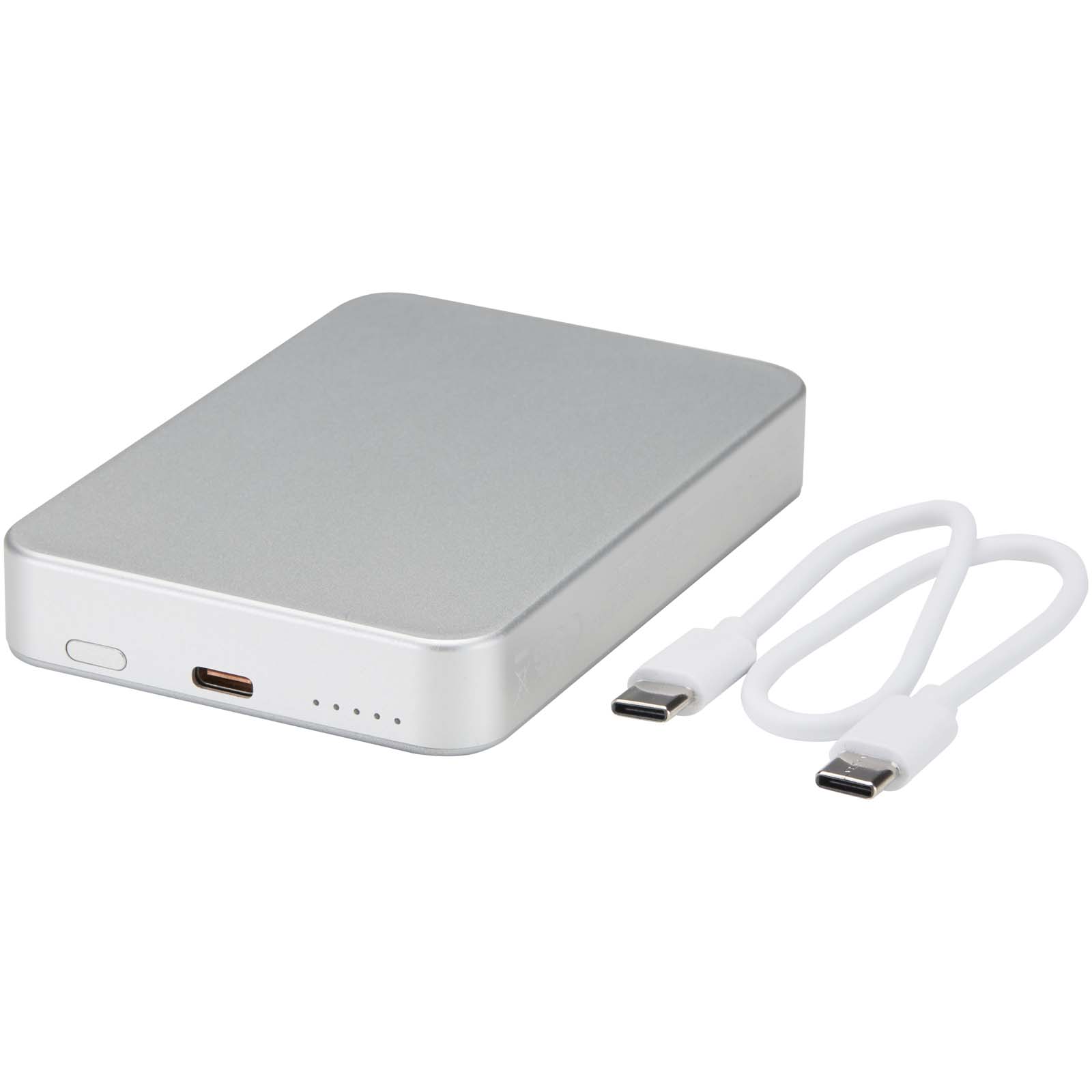 Power bank magnetico da 10.000 mAh in alluminio riciclato RCS Avis 