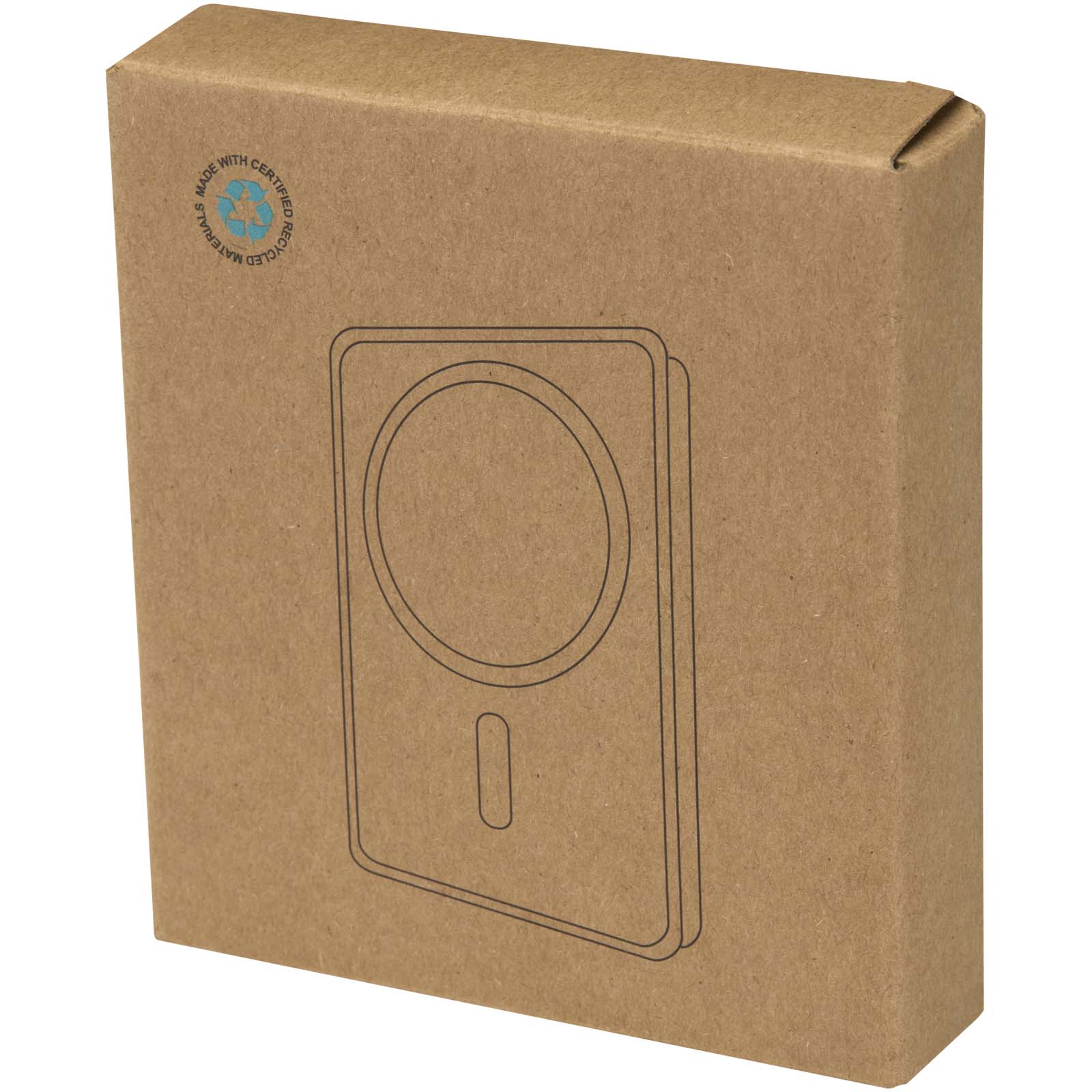 Power bank magnetico da 10.000 mAh in alluminio riciclato RCS Avis 