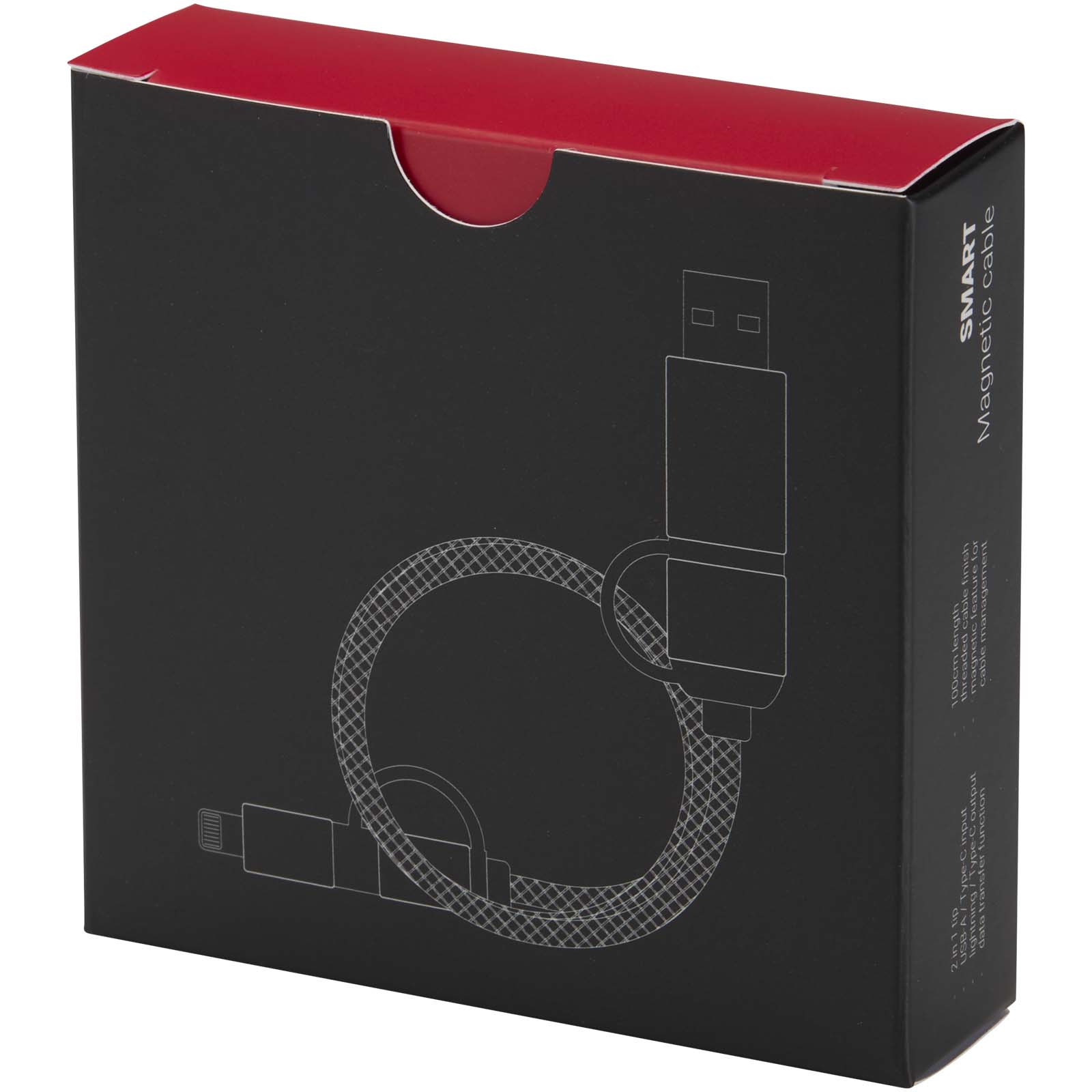 Cavo di ricarica magnetico 5 in 1 da 65 W e 100 cm, certificato RCS SMART