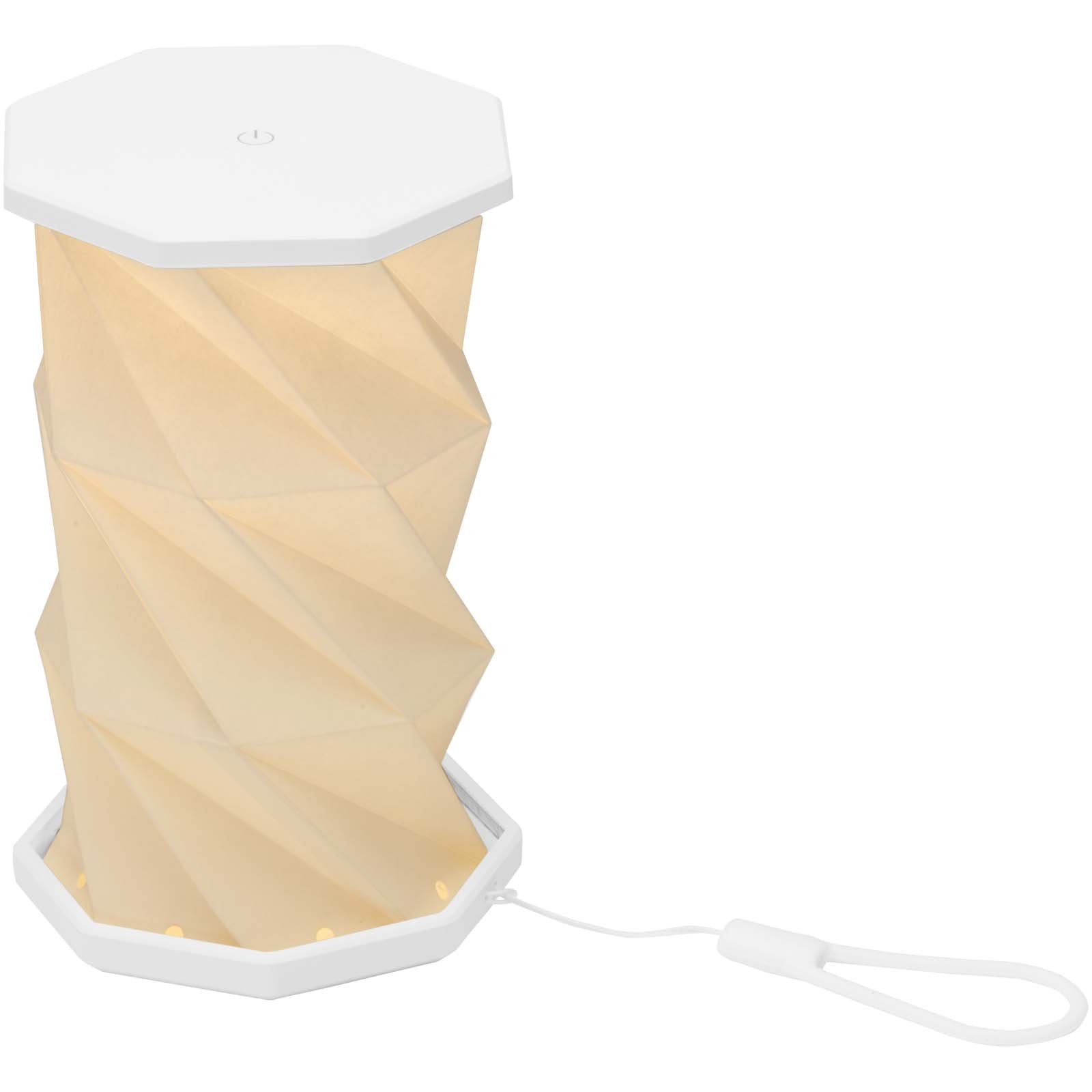Lampada da tavolo pieghevole in plastica riciclata Celestia