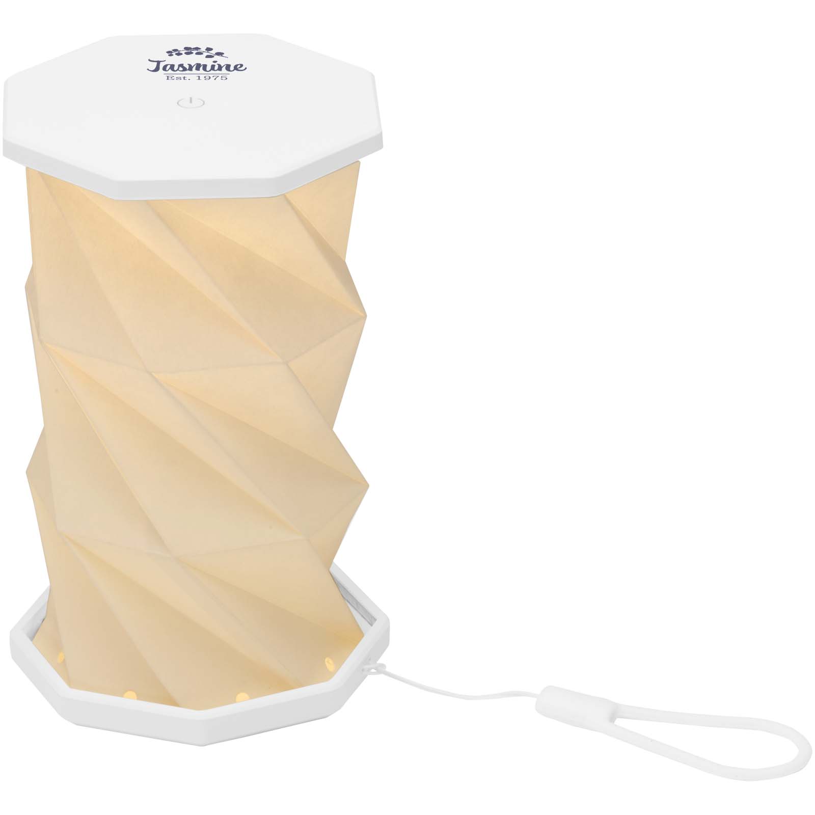 Lampada da tavolo pieghevole in plastica riciclata Celestia