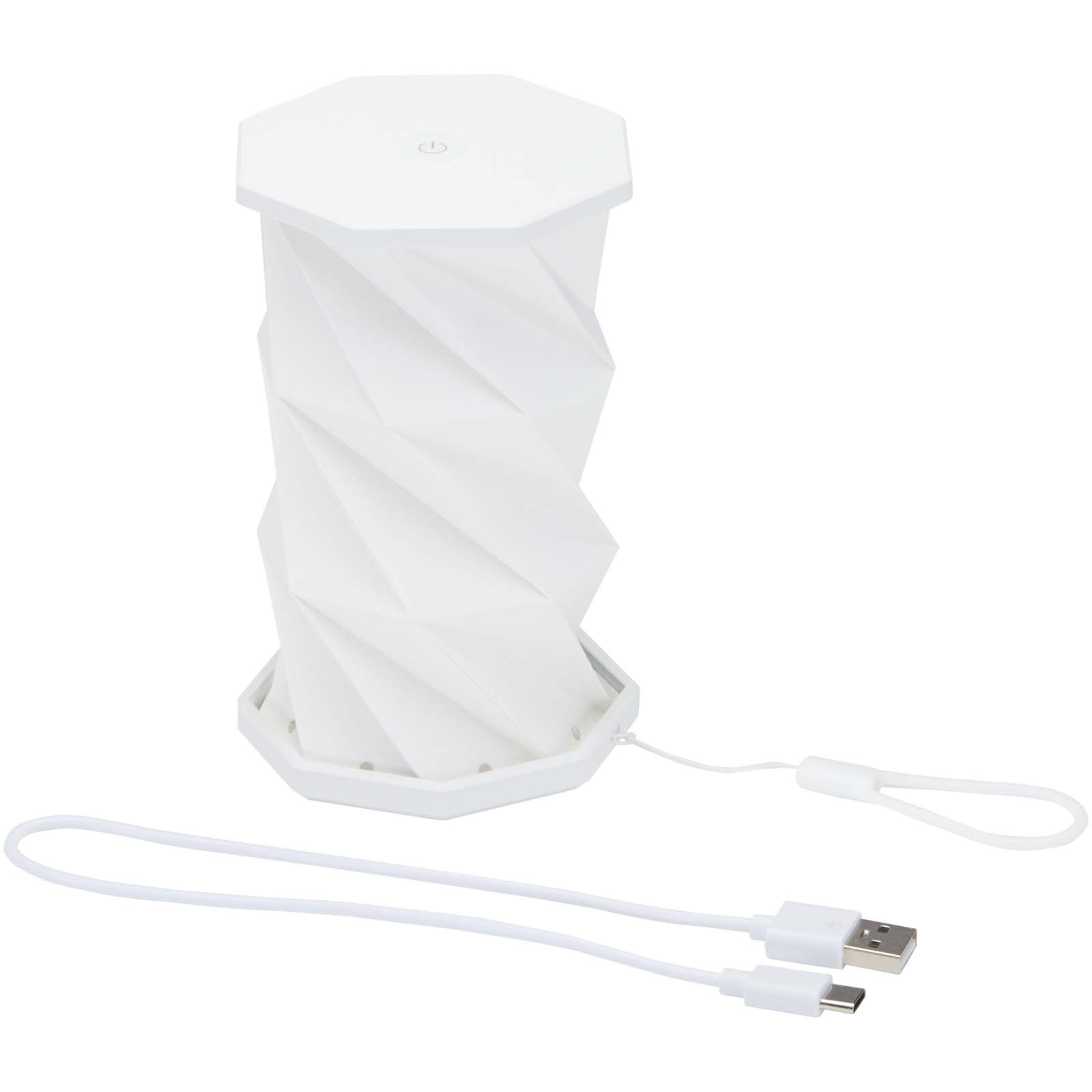 Lampada da tavolo pieghevole in plastica riciclata Celestia
