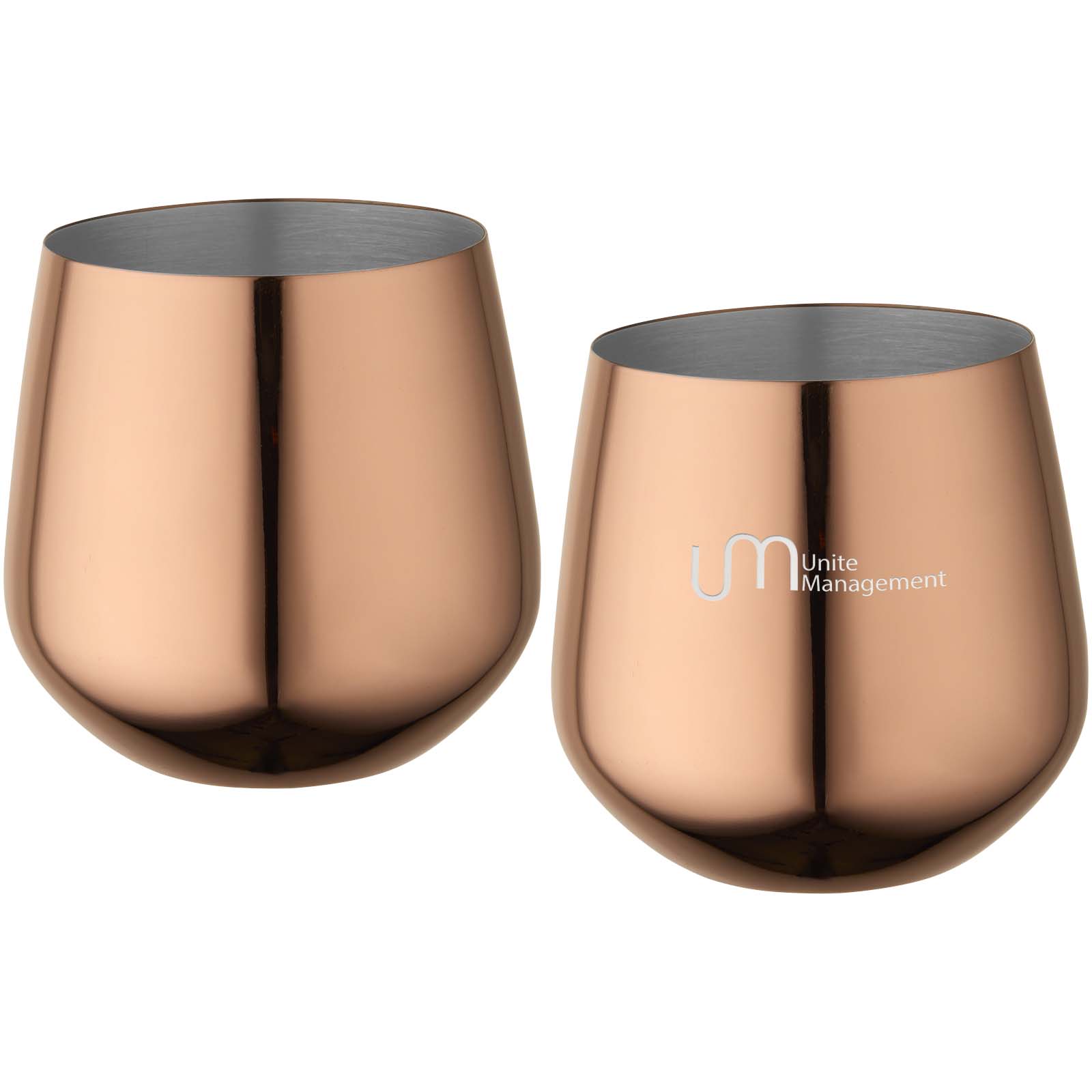 Set di tazze in acciaio inossidabile Cascade da 540 ml