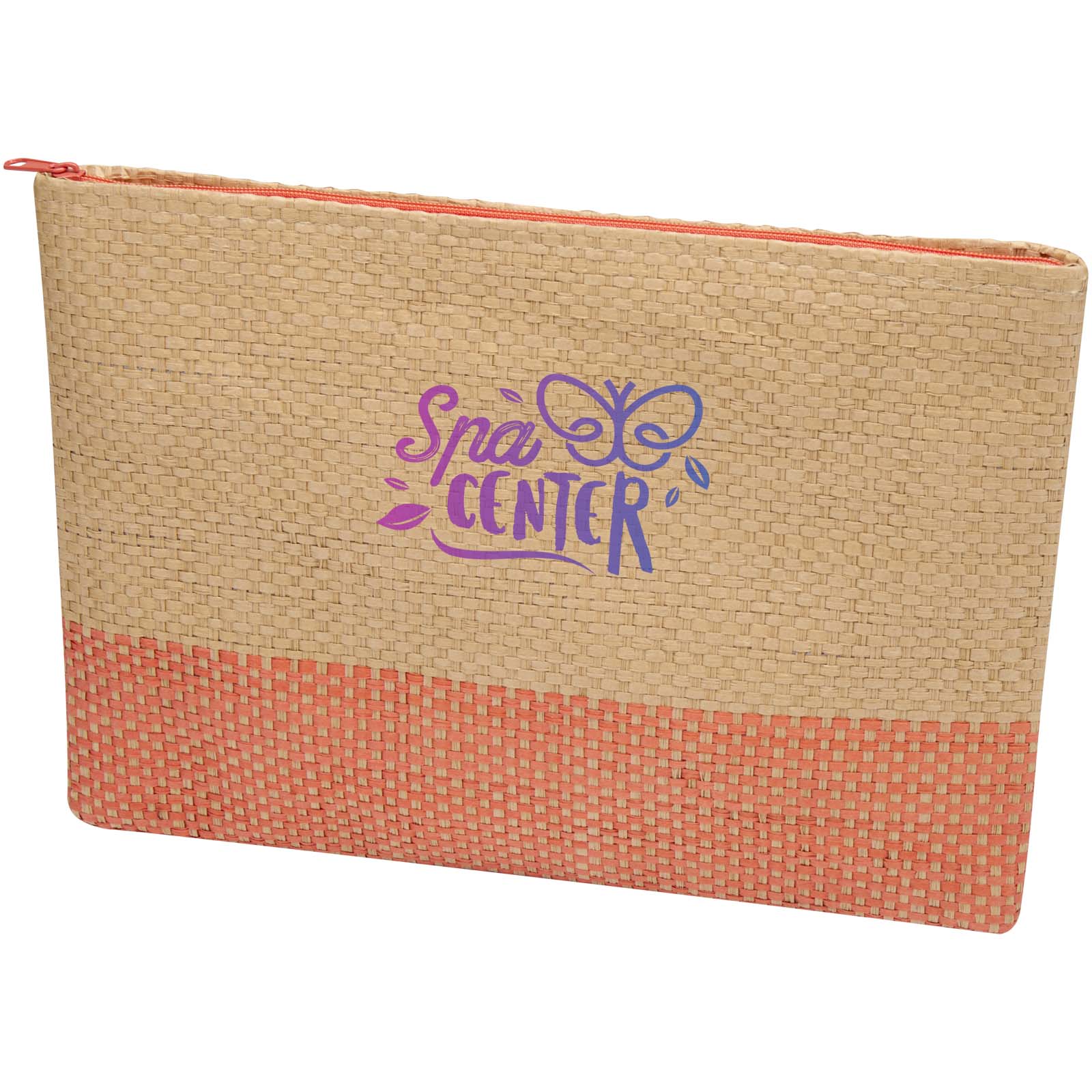 Pochette in carta paglia con cerniera Rythm - 3L