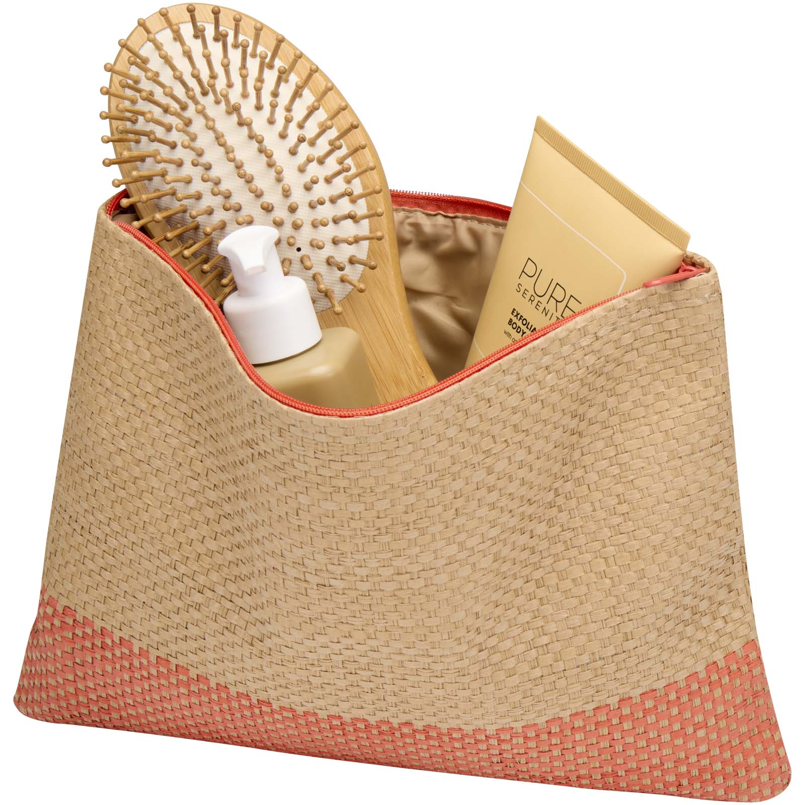 Pochette in carta paglia con cerniera Rythm - 3L