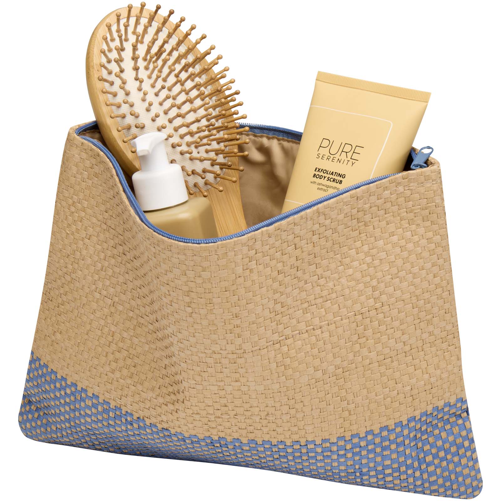Pochette in carta paglia con cerniera Rythm - 3L