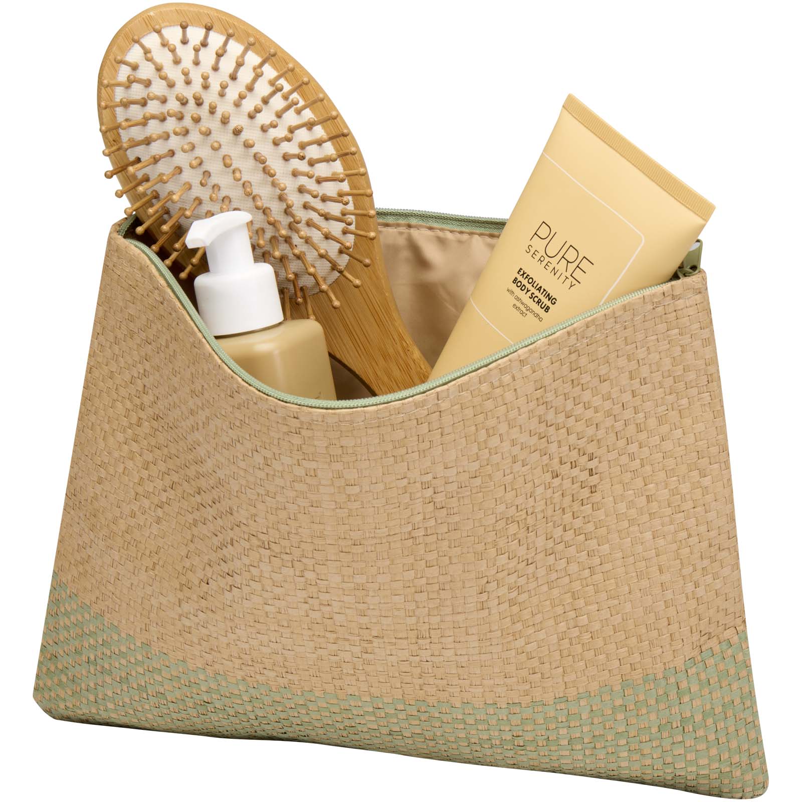 Pochette in carta paglia con cerniera Rythm - 3L