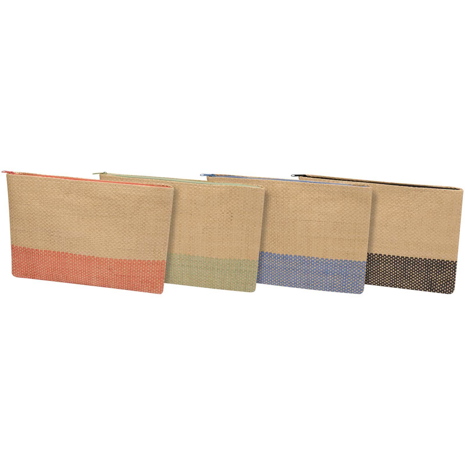 Pochette in carta paglia con cerniera Rythm - 3L