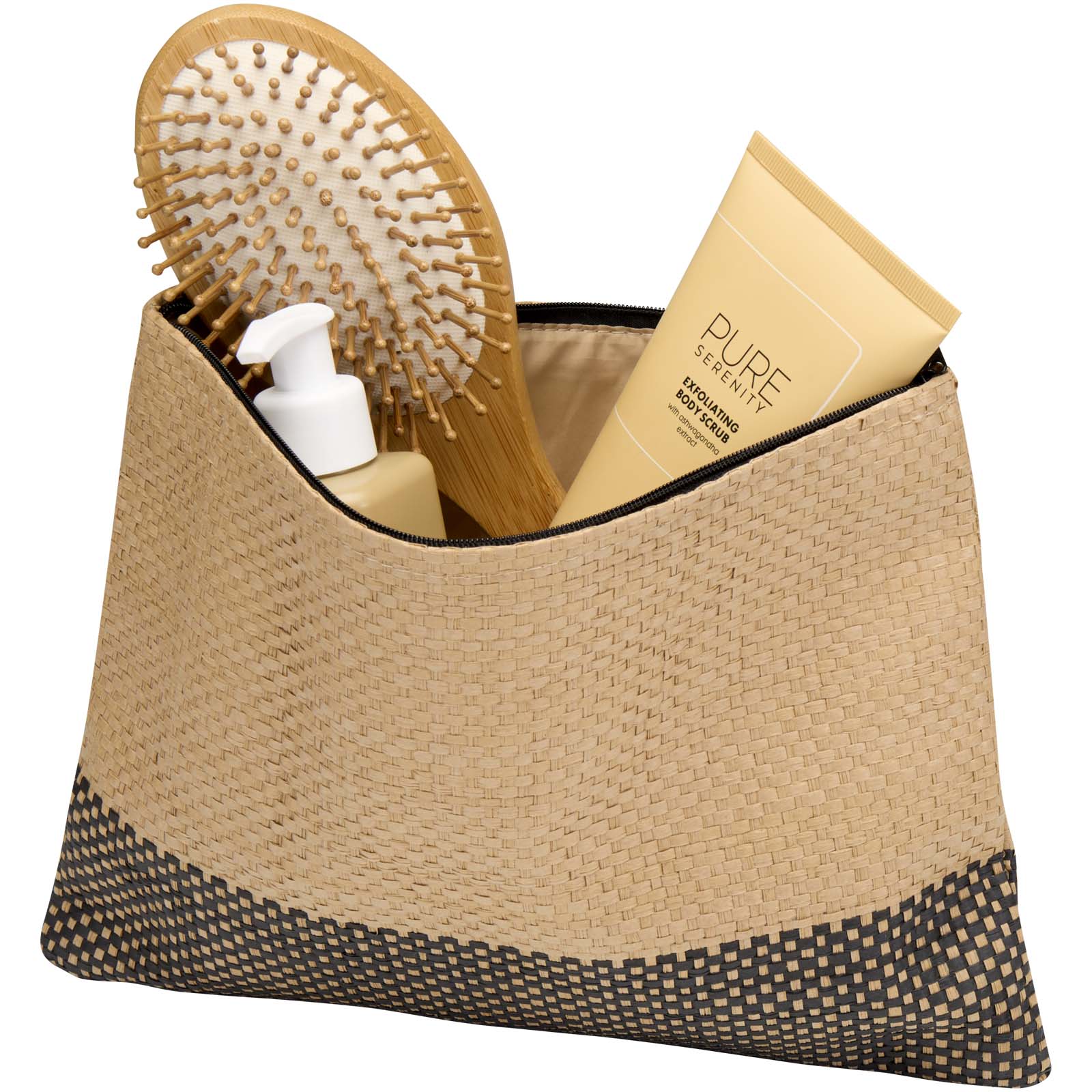 Pochette in carta paglia con cerniera Rythm - 3L
