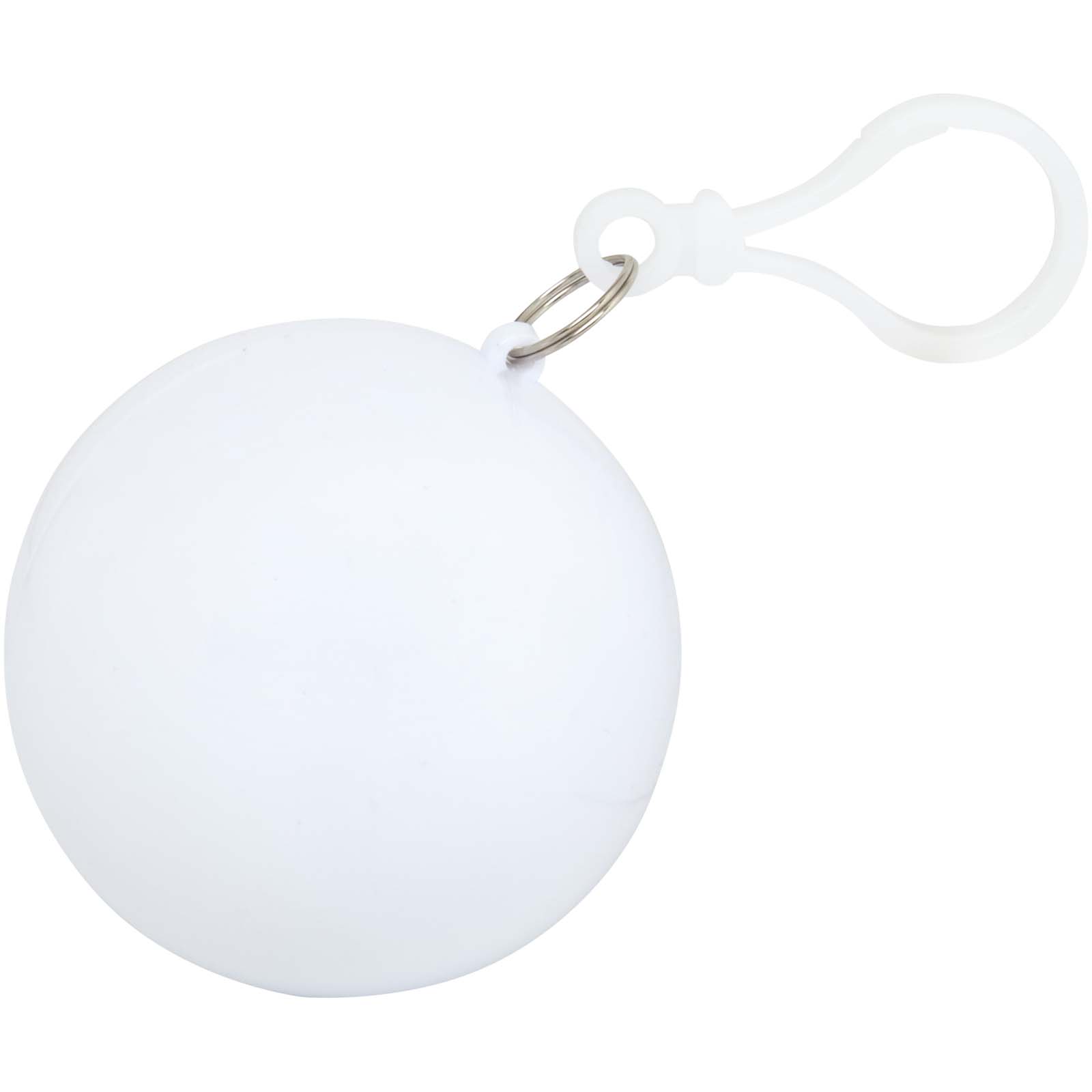 Poncho in contenitore rotondo di plastica con moschettone Fog