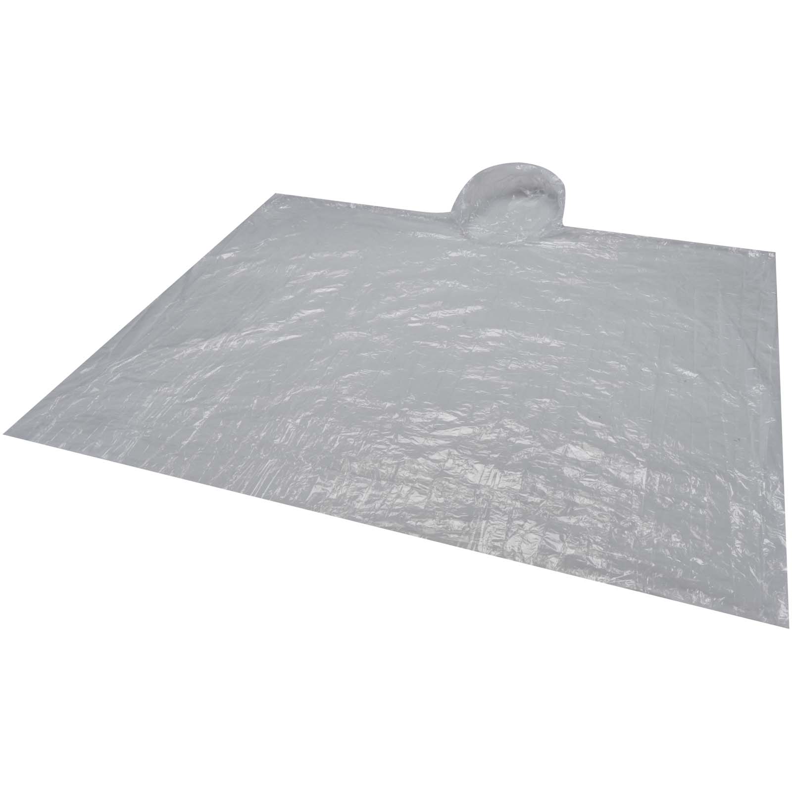 Poncho in contenitore rotondo di plastica con moschettone Fog