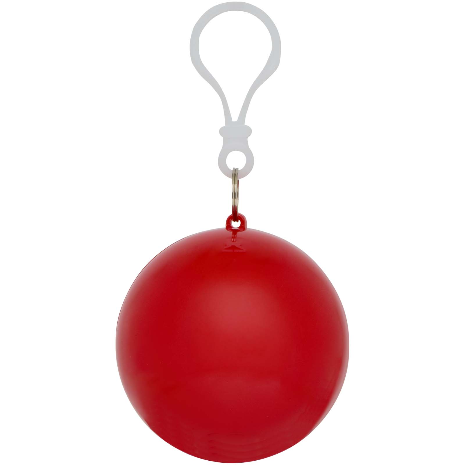 Poncho in contenitore rotondo di plastica con moschettone Fog