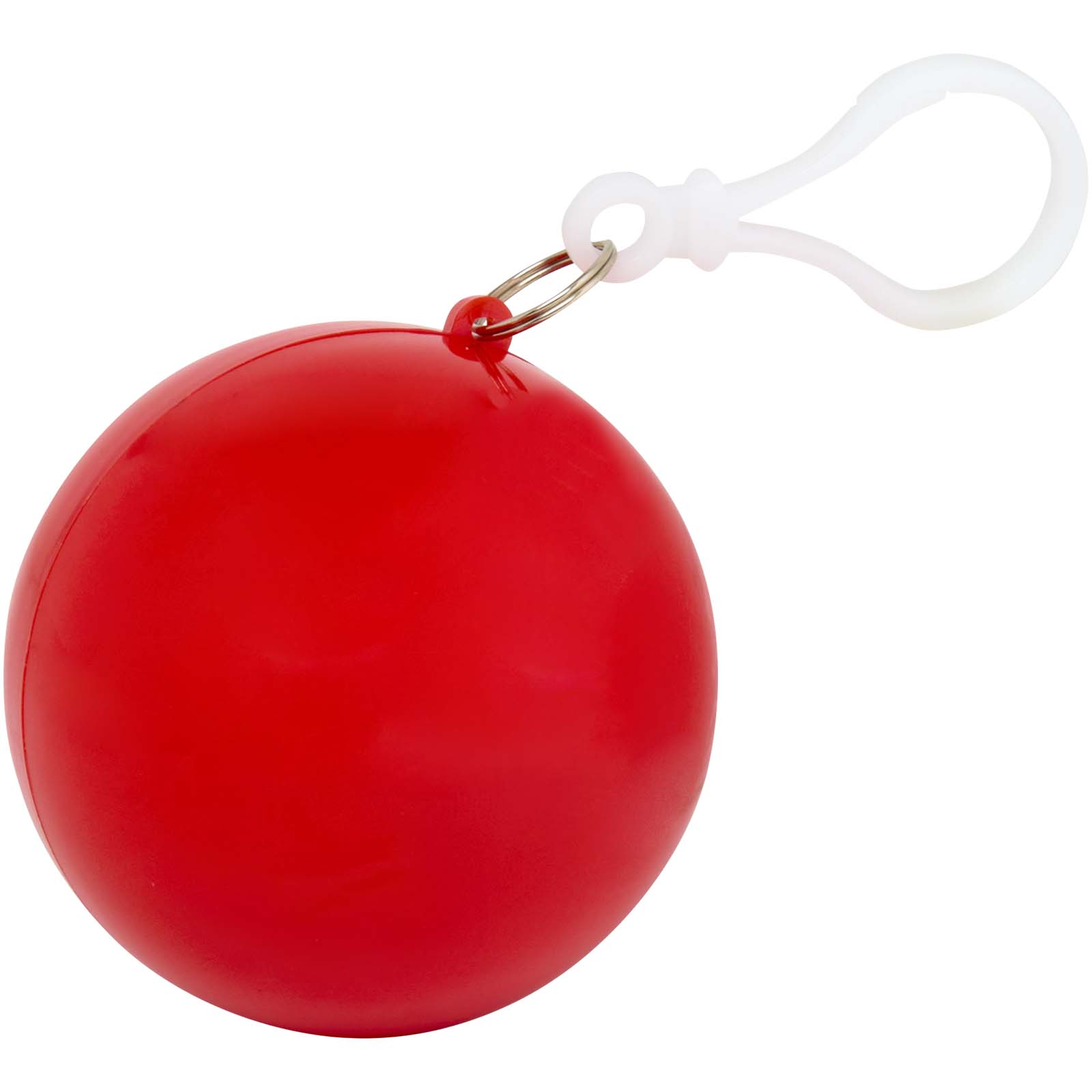 Poncho in contenitore rotondo di plastica con moschettone Fog