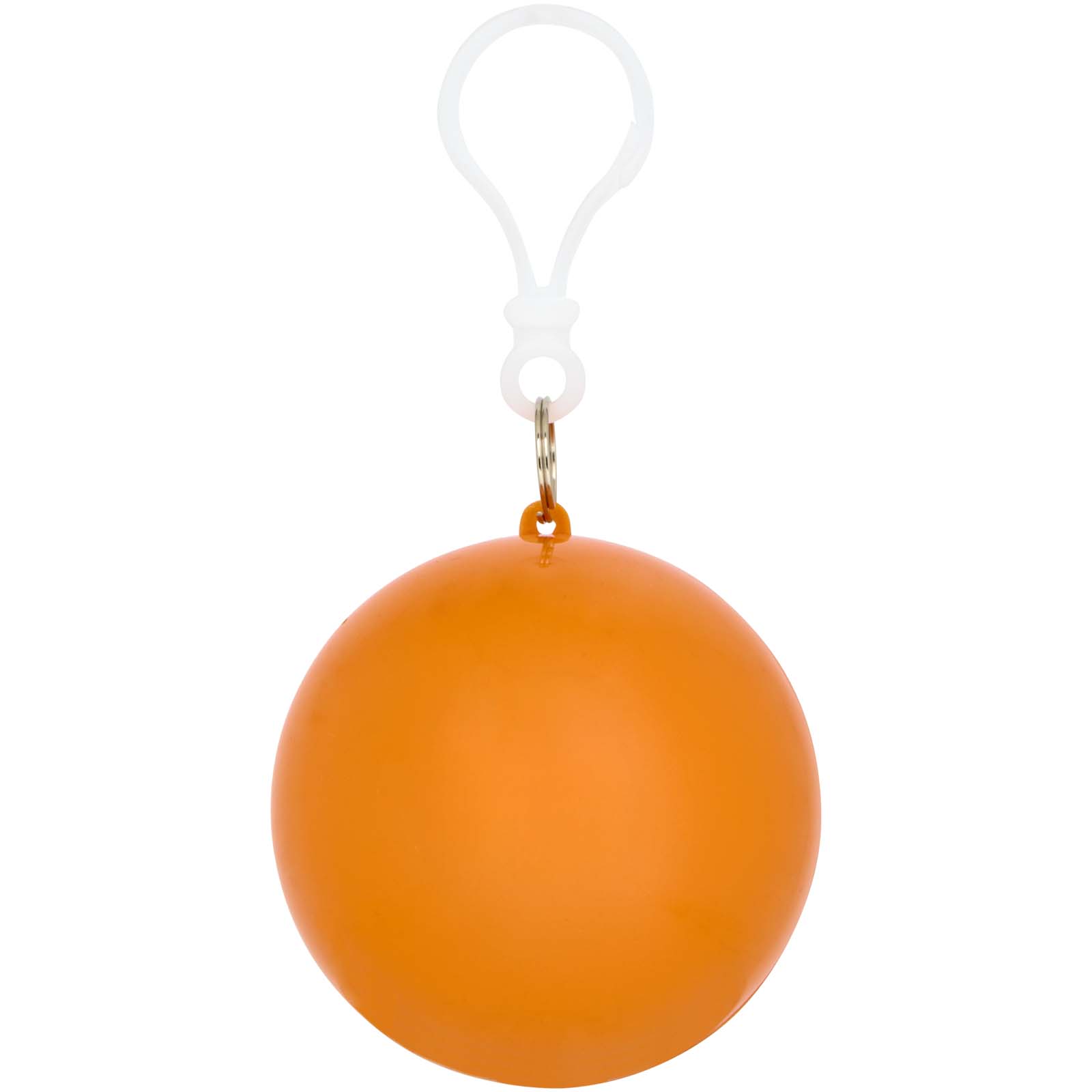 Poncho in contenitore rotondo di plastica con moschettone Fog