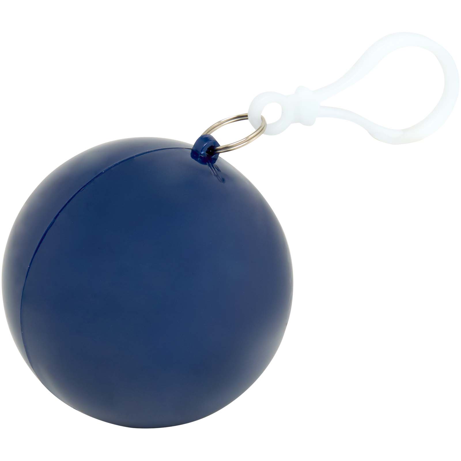 Poncho in contenitore rotondo di plastica con moschettone Fog
