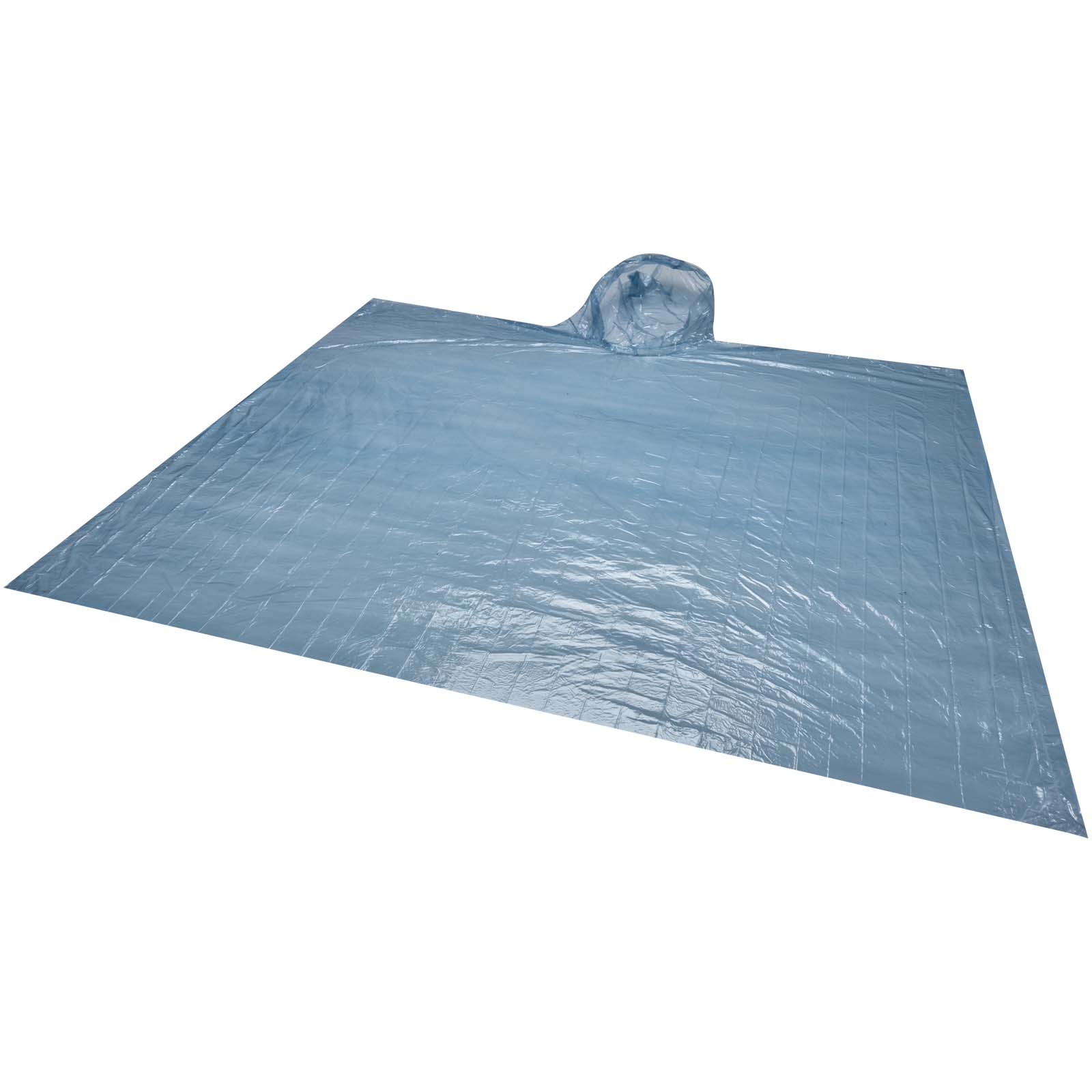 Poncho in contenitore rotondo di plastica con moschettone Fog