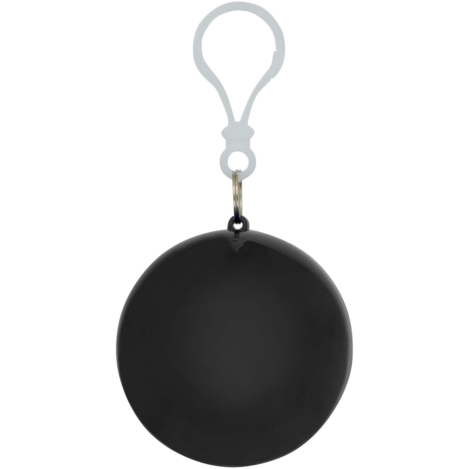 Poncho in contenitore rotondo di plastica con moschettone Fog