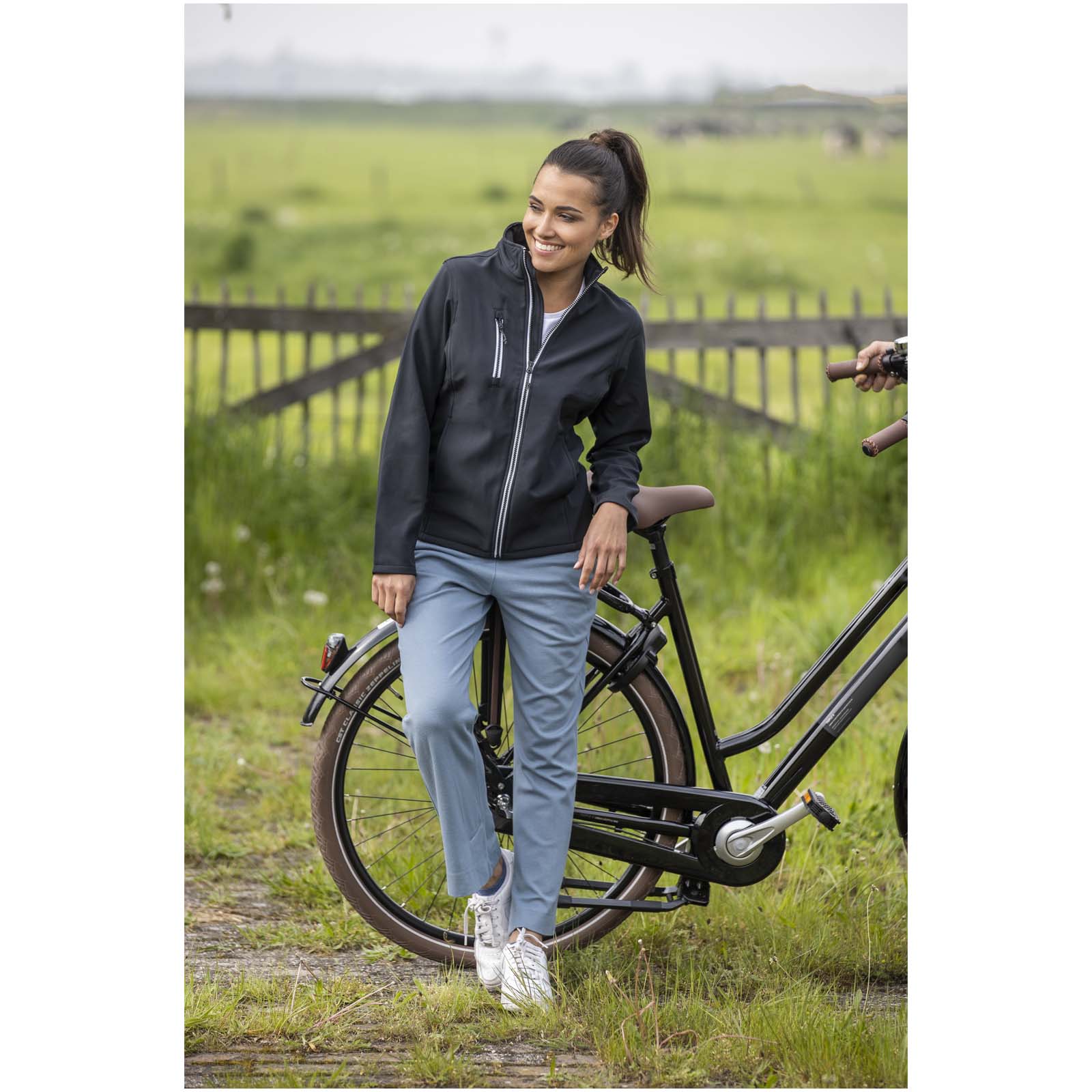 Giacca softshell riciclata GRS da donna Orion