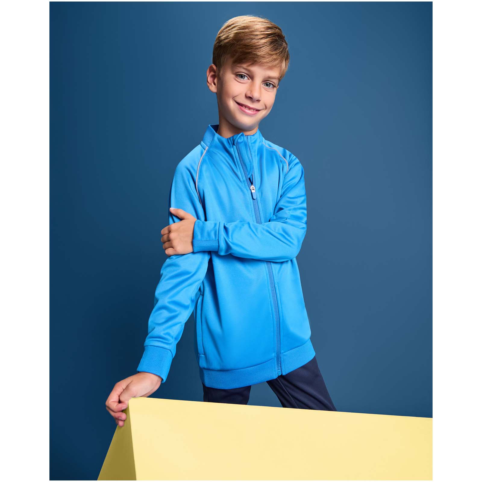 Felpa per bambini Valier con zip integrale