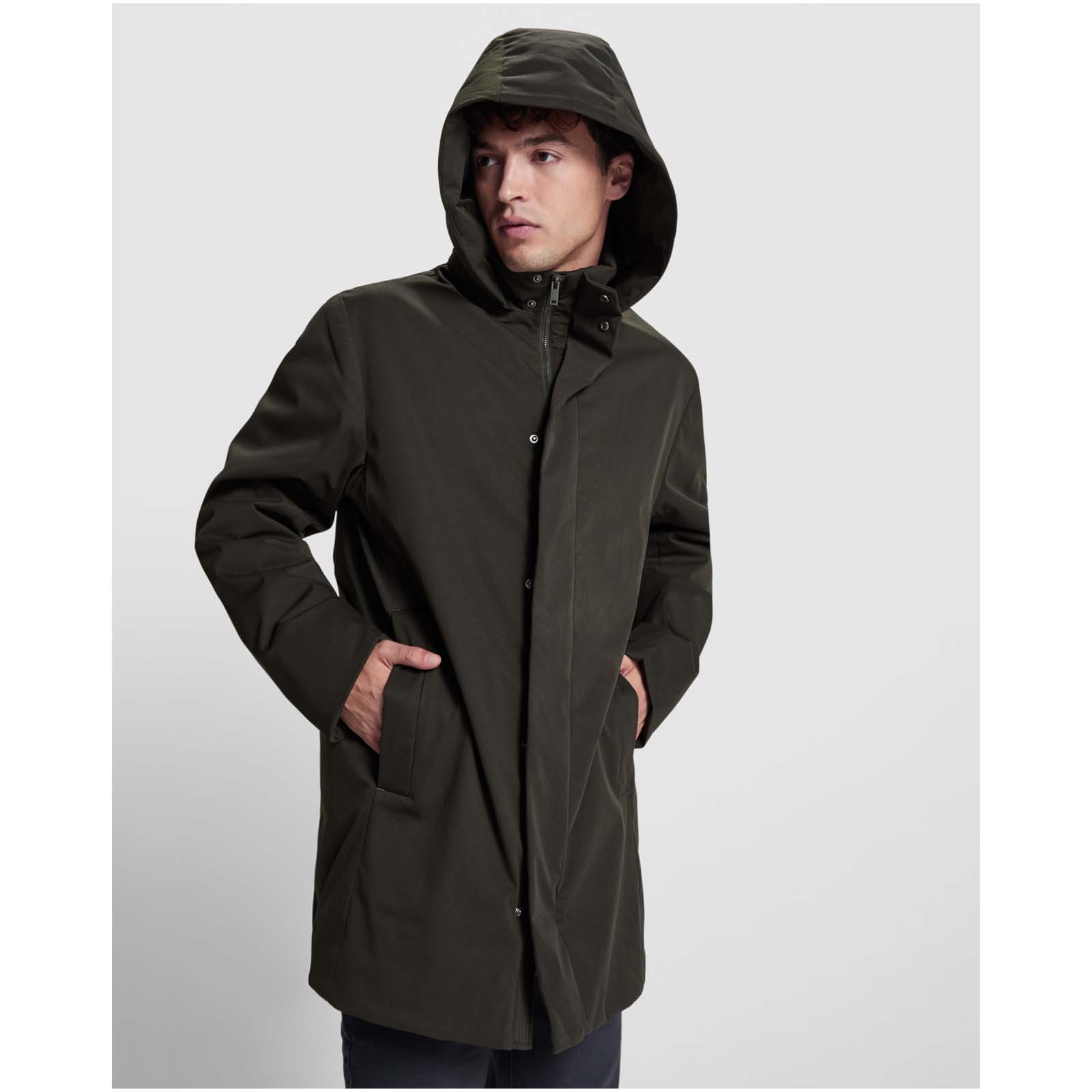 Giacca parka unisex imbottita con cappuccio Dome