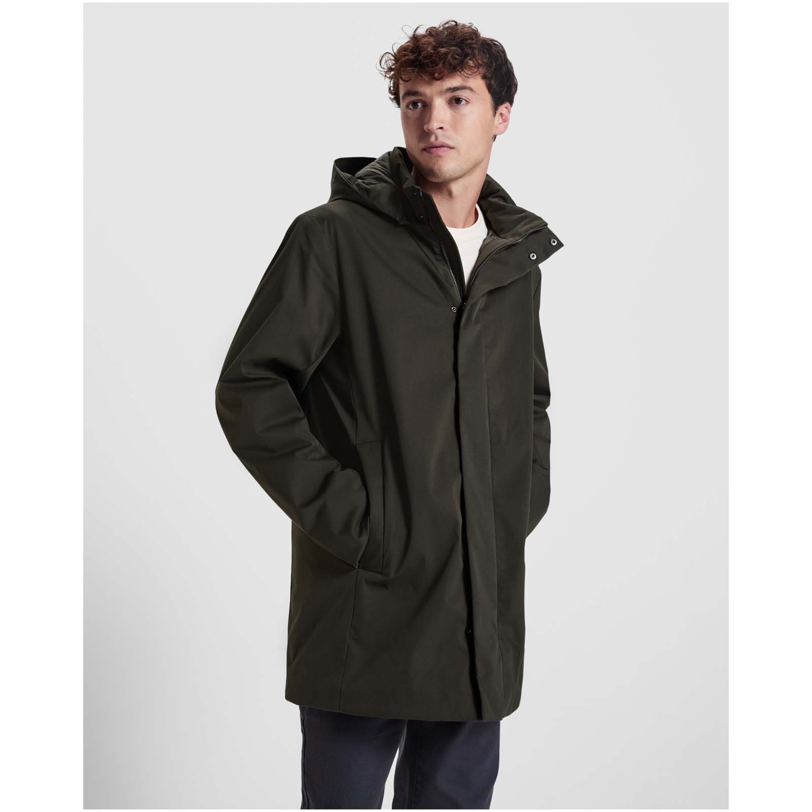 Giacca parka unisex imbottita con cappuccio Dome